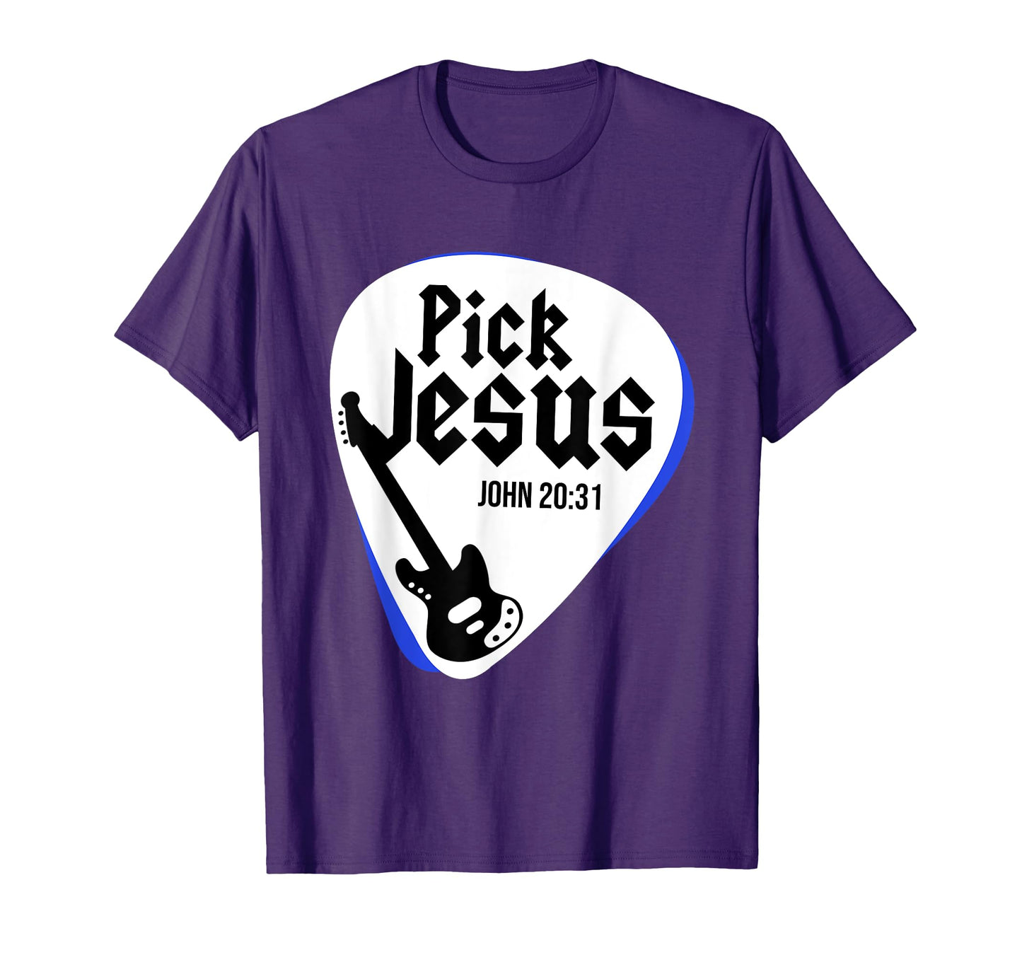 Jesus Christ Guitar Religion Christianity Catholic God T-Shirt