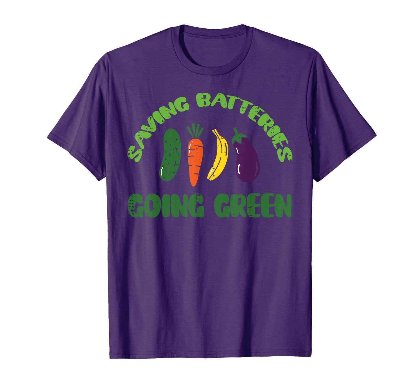 Saving Batteries Going Green Funny Inappropriate Humor Women T-Shirt