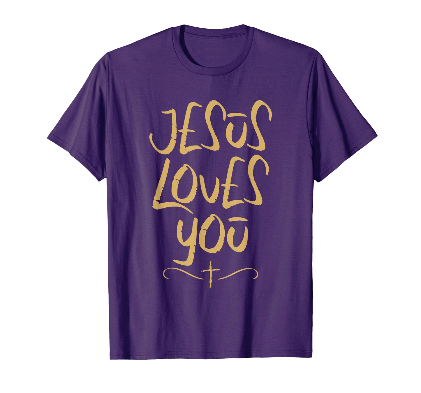 Jesus Loves You Cross Christian Faith Jesus Christ T-Shirt