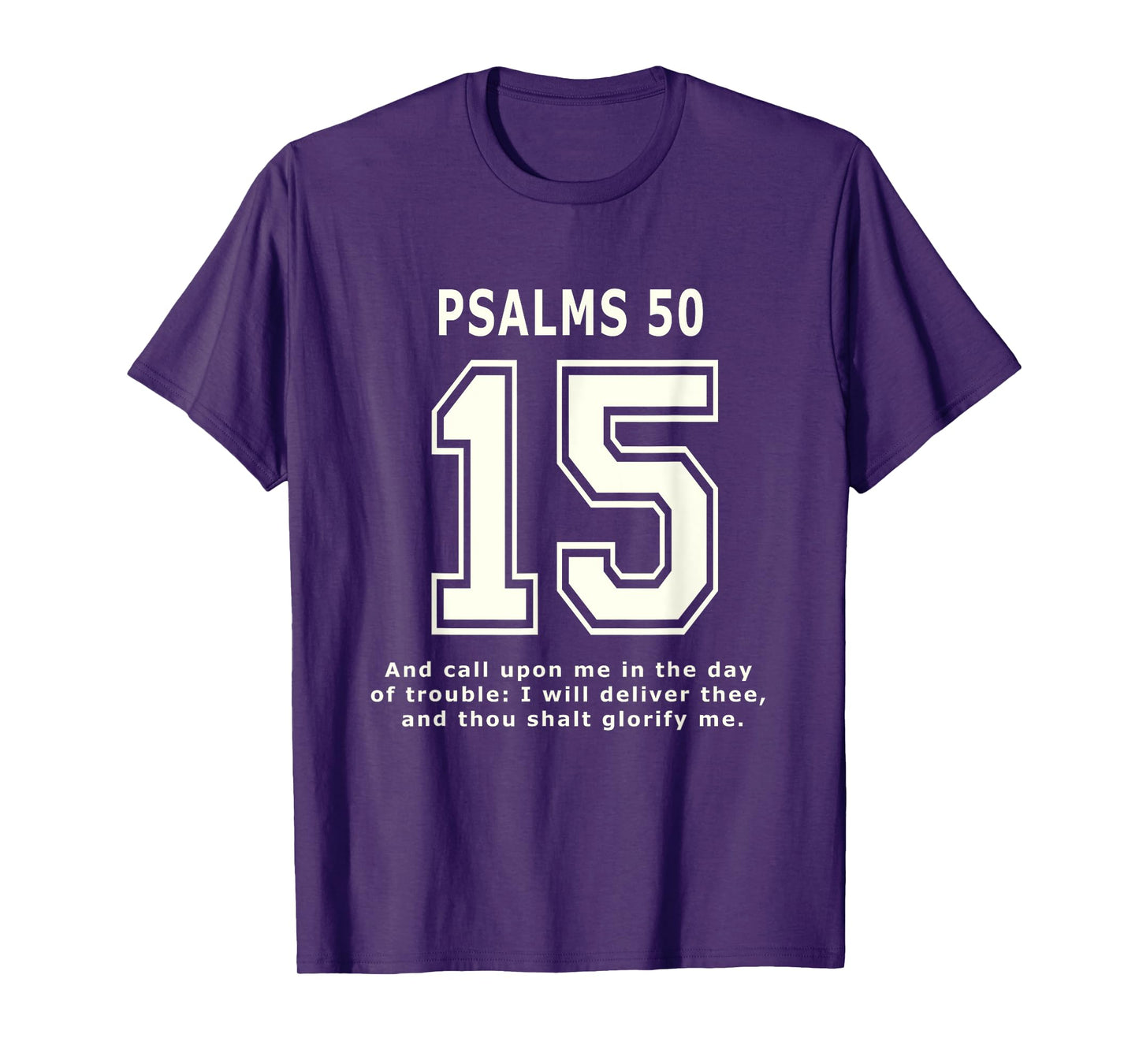 Psalms 15 Team Sports Bible Verse Christian Jersey T-Shirt