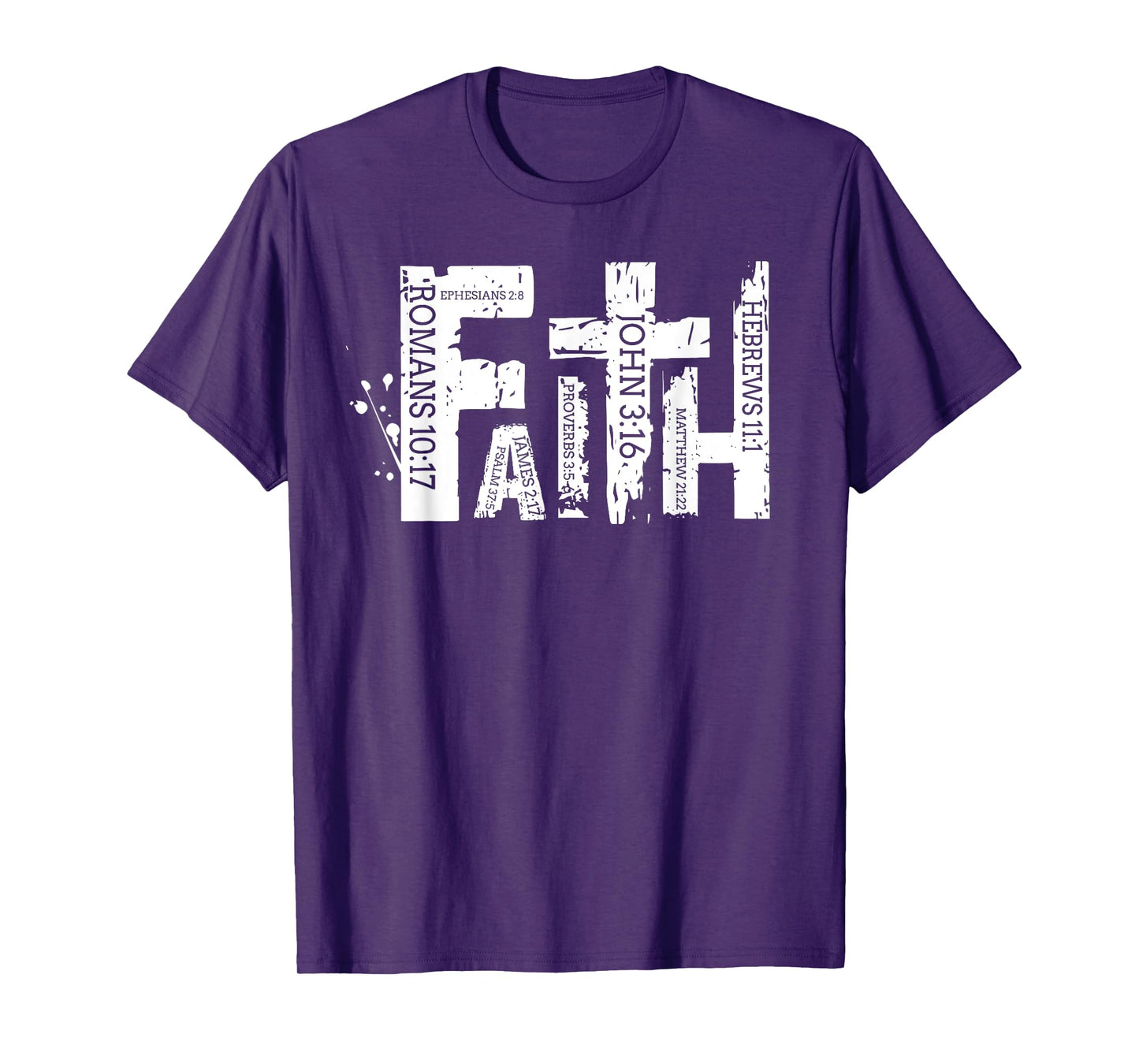 Retro Christian Faith Bible Verse Religious Christian Cross T-Shirt