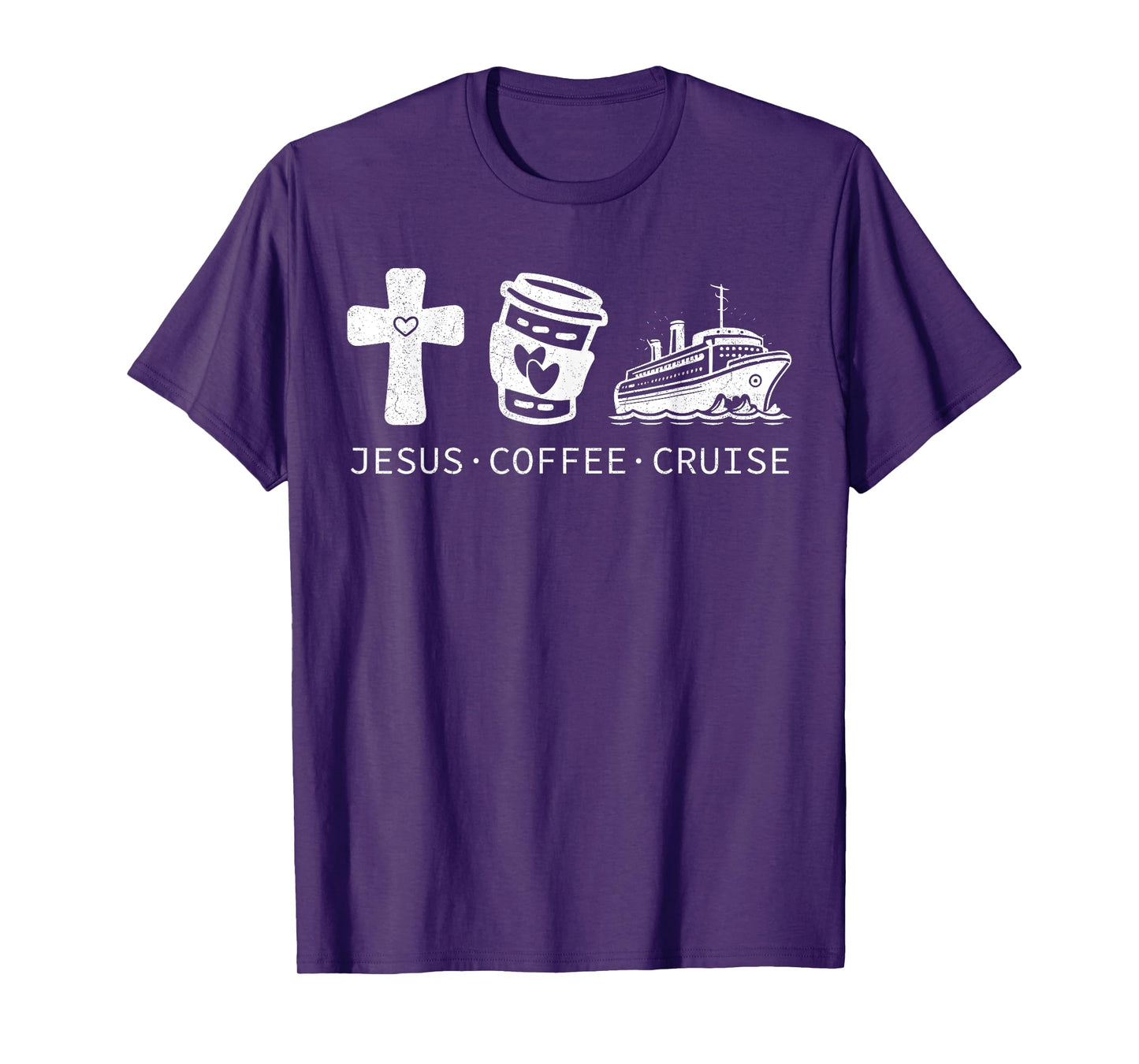 Jesus Coffee Cruise Funny Christian Vacation Cruising Lovers T-Shirt