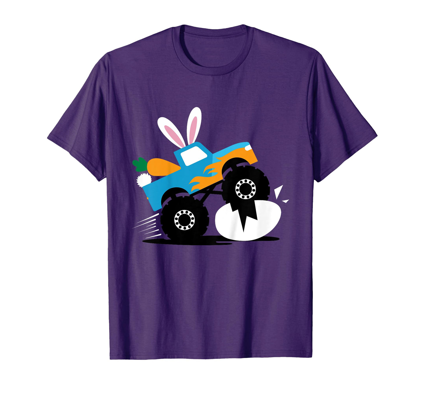 Kids Monster truck bunny for easter kids boys toddler T-Shirt
