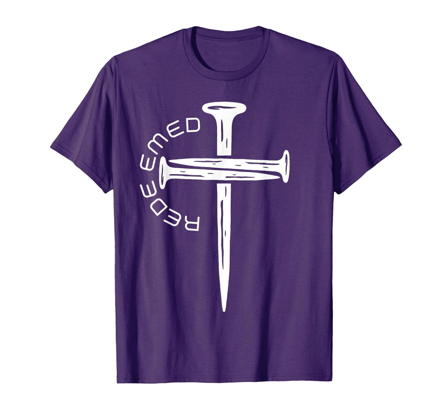 Redeemed Jesus Christian Cross God Faith Bible Religious T-Shirt