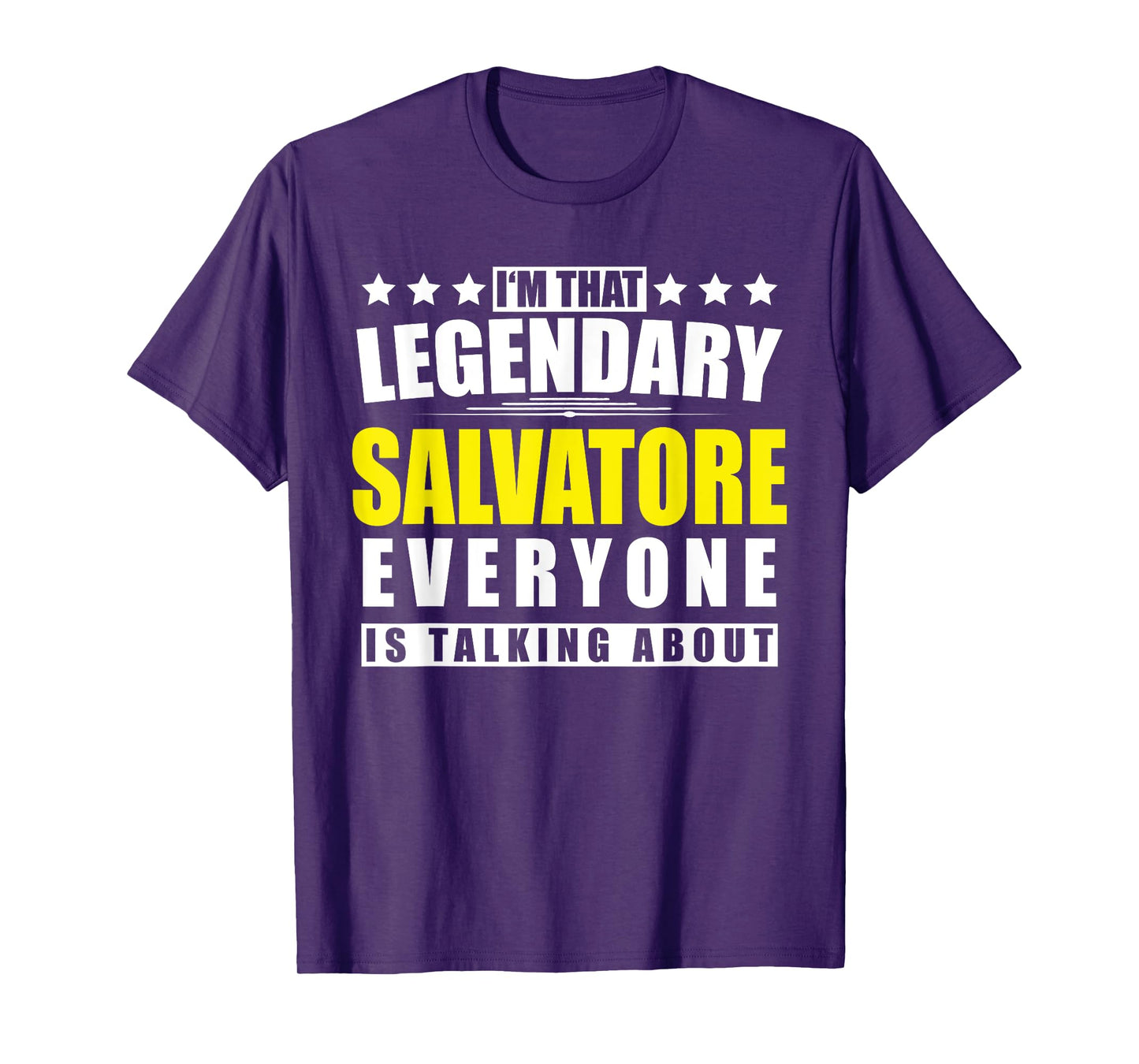 Name Salvatore First Name Gifts - Funny Personalized Gift T-Shirt