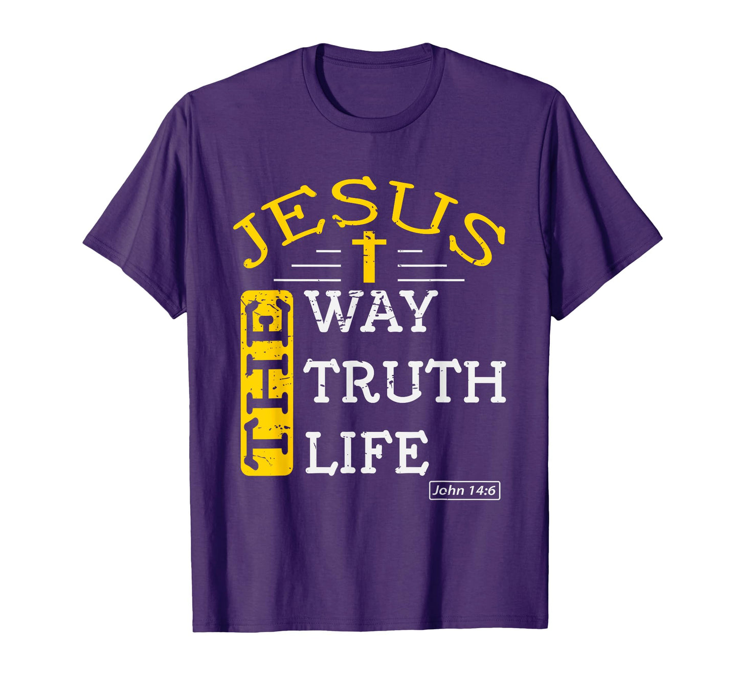 Religious Christian Bible Verse 14:6 Biblical Gospel T-Shirt