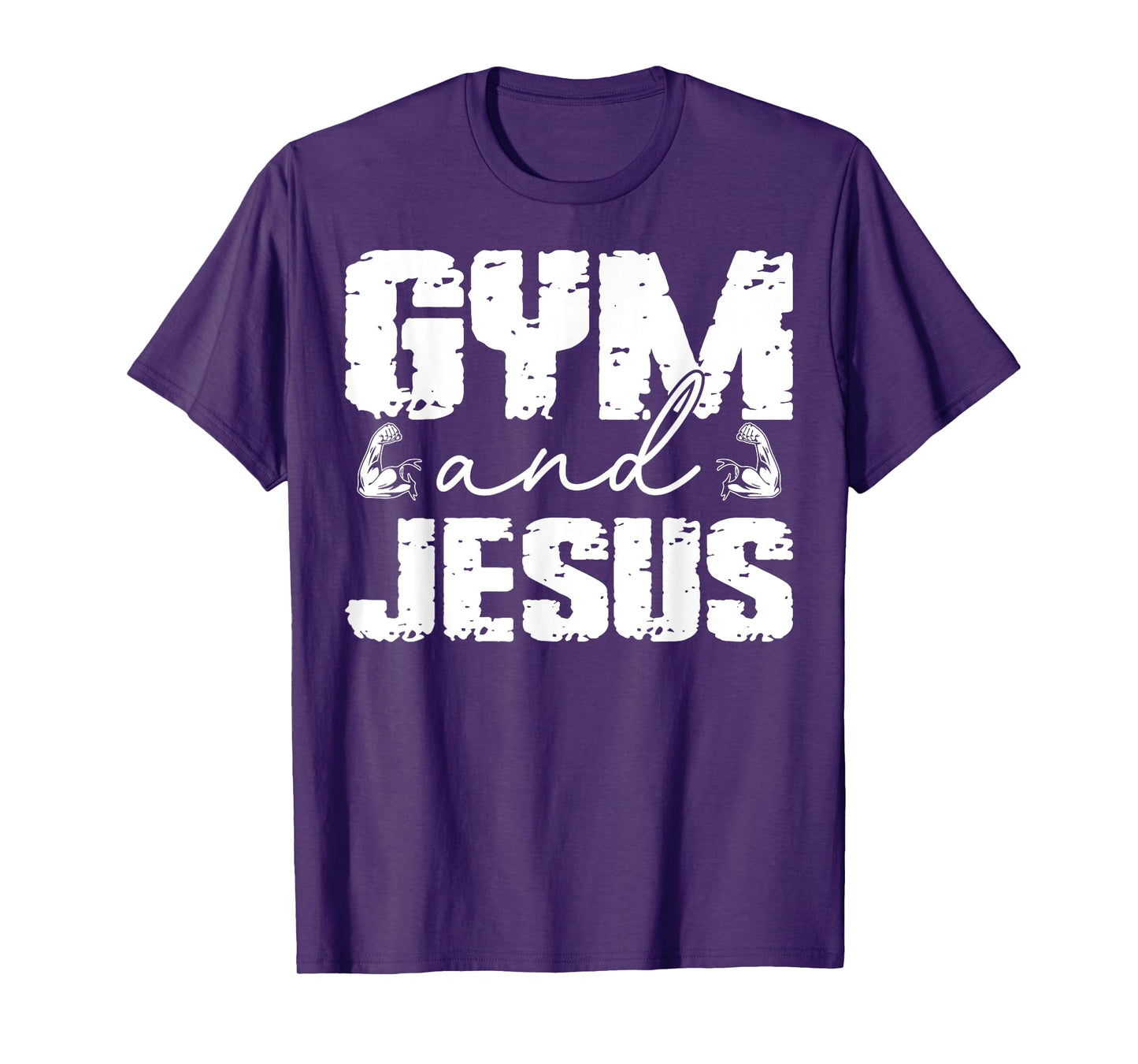 Christian Lovers Gym and Jesus Faith Fitness Gym and Jesus T-Shirt