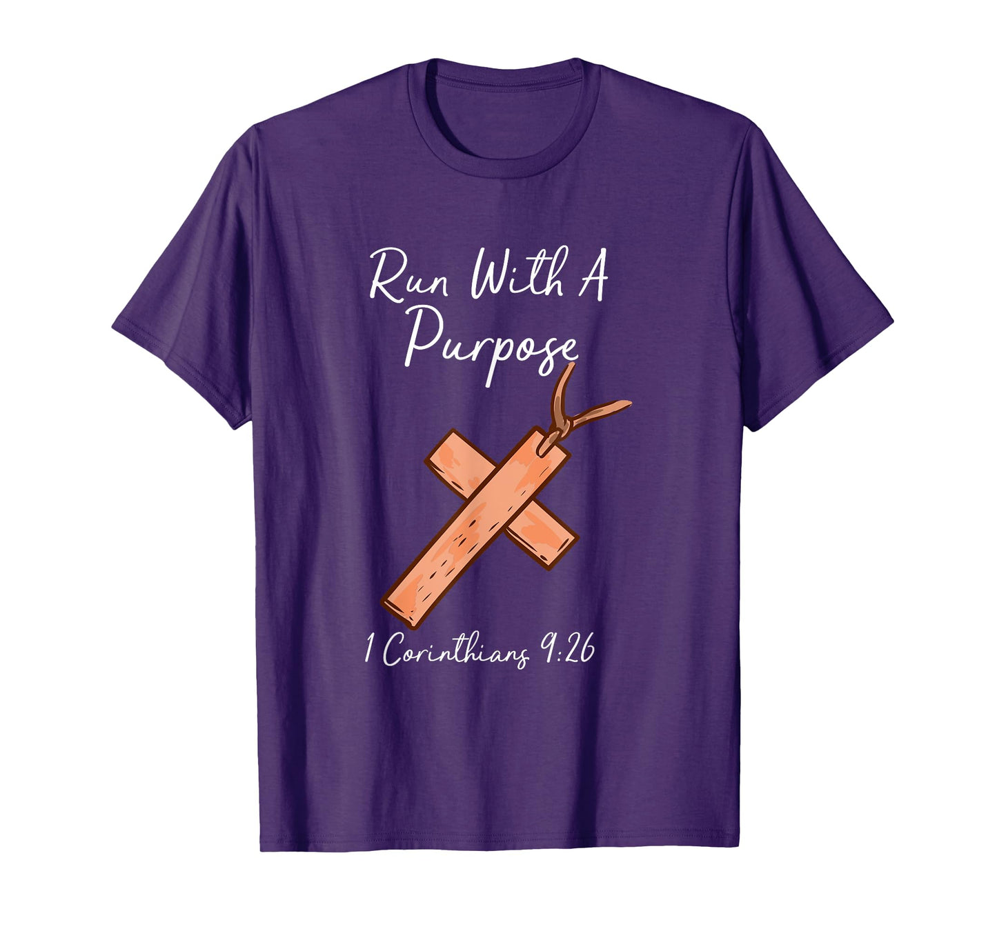 Run With A Purpose I Christianity I Christian Faith T-Shirt