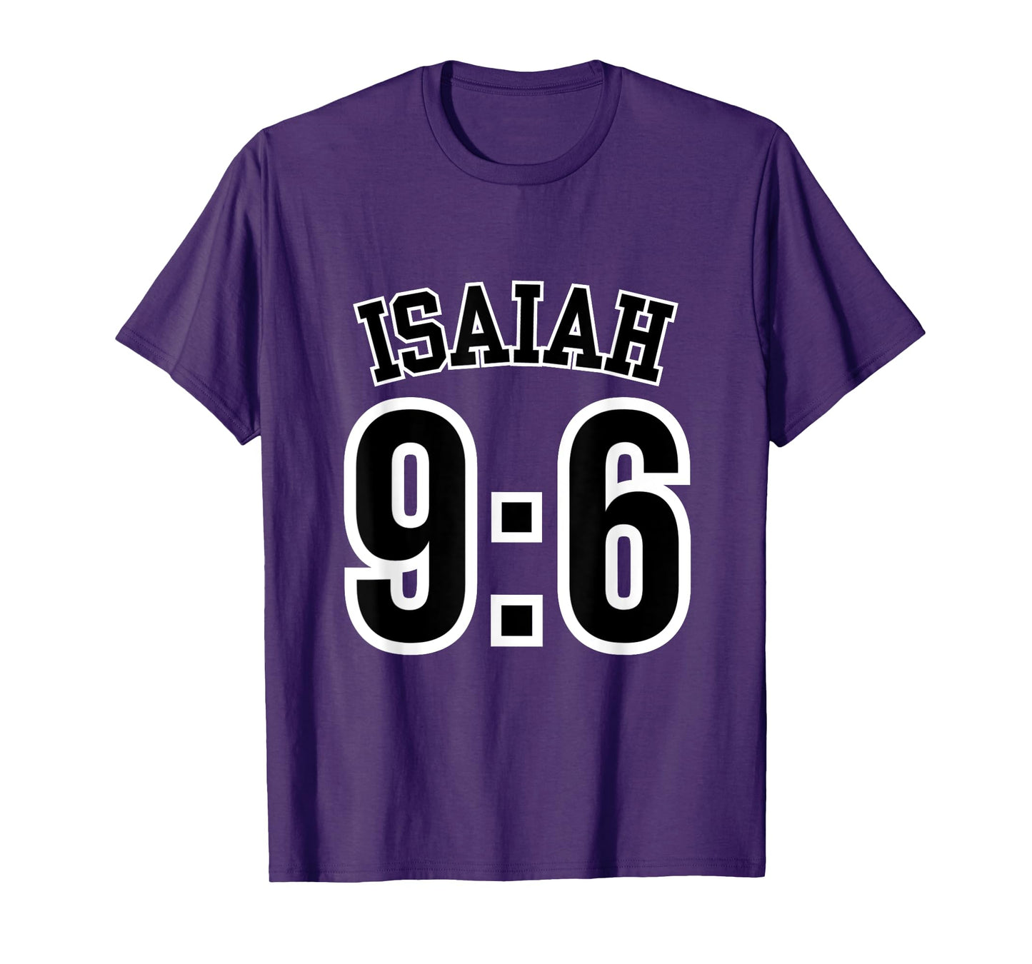 Isaiah 9:6 Sports Jersey Christian Scripture Verse Design T-Shirt