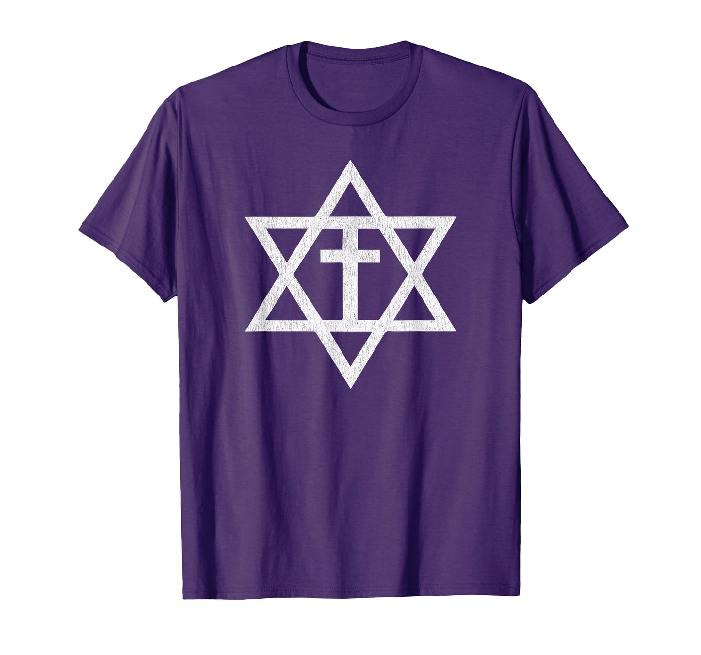 Messianic Cross Star of David T-shirt T-Shirt