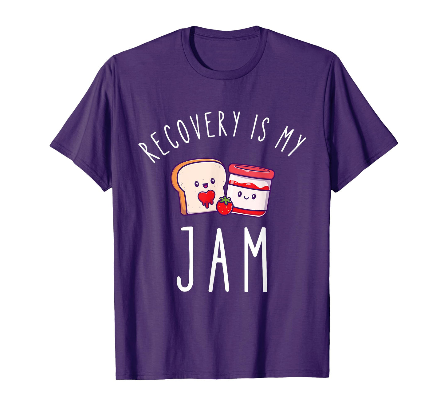 Recovery Is My Jam Funny Celebrate Clean And Sober T-Shirt
