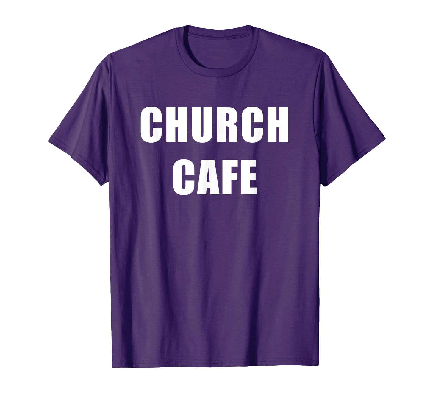 Church Cafe - Christian Faith Kitchen Server Staff Uniform T-Shirt
