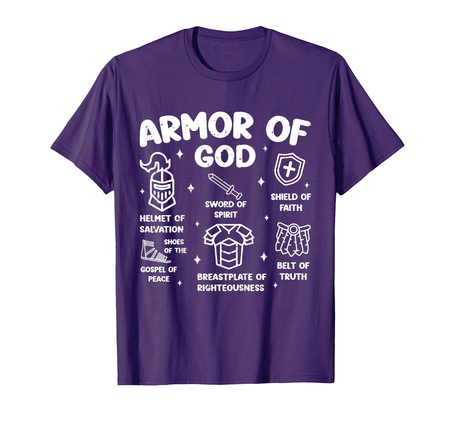 Kids Christian Lovers Armor of God Kids Jesus Faith Armor of God T-Shirt