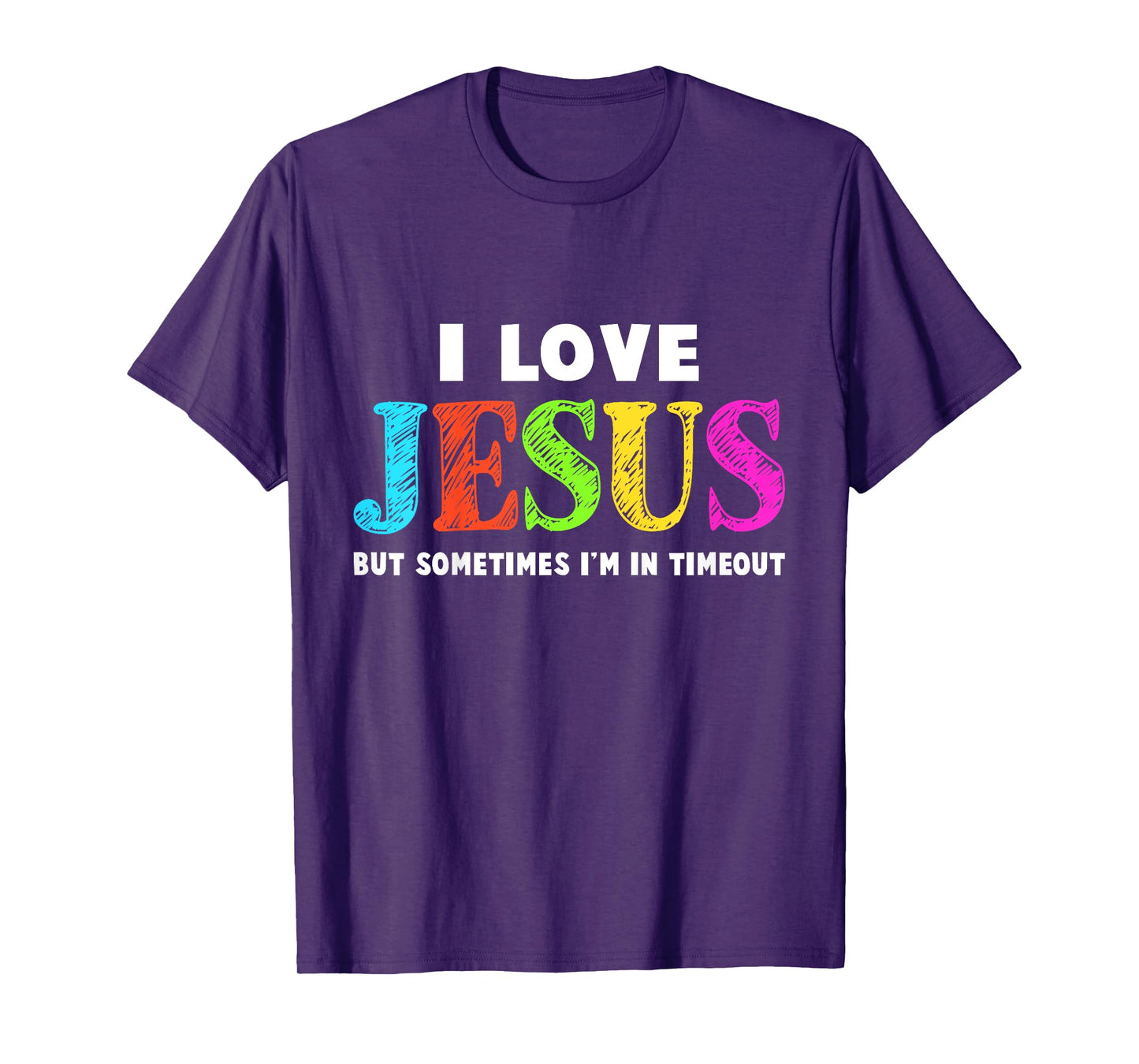 Cute I Love Jesus Christian Faith Gifts Toddler Boys Girls T-Shirt