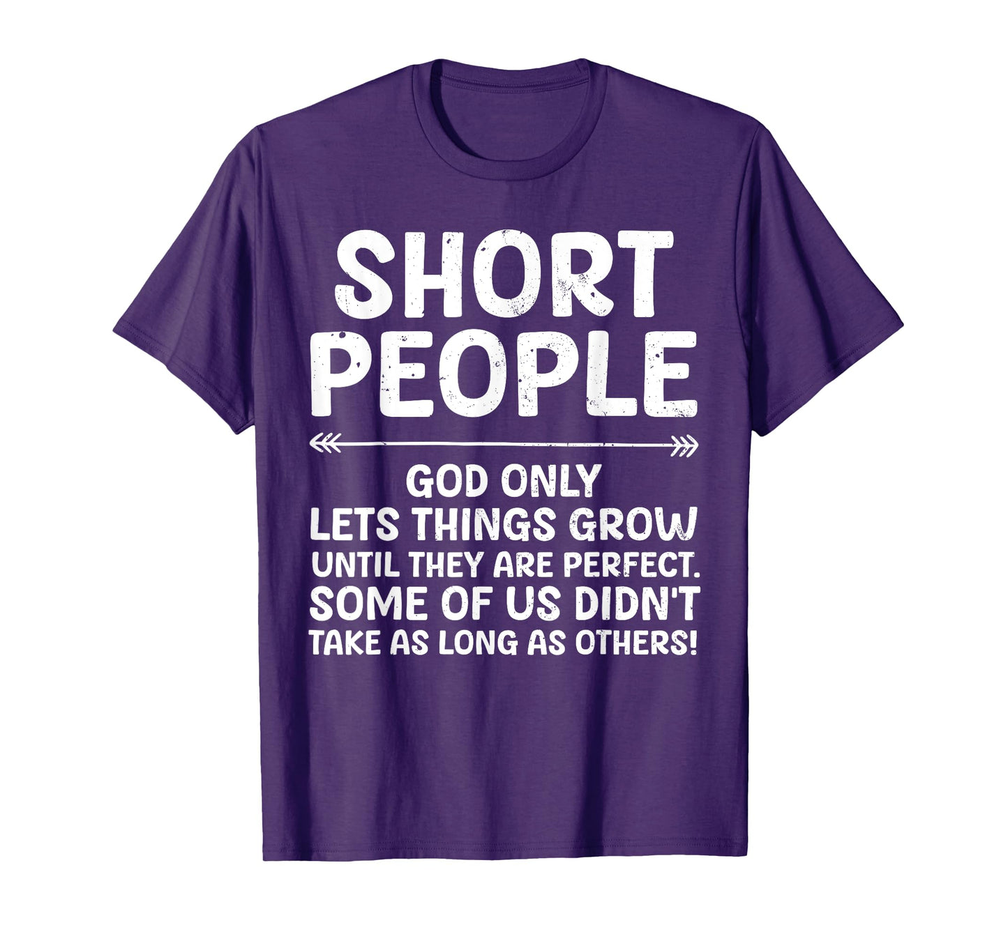 Funny Short People Art For Men Women Short Girl Short People T-Shirt