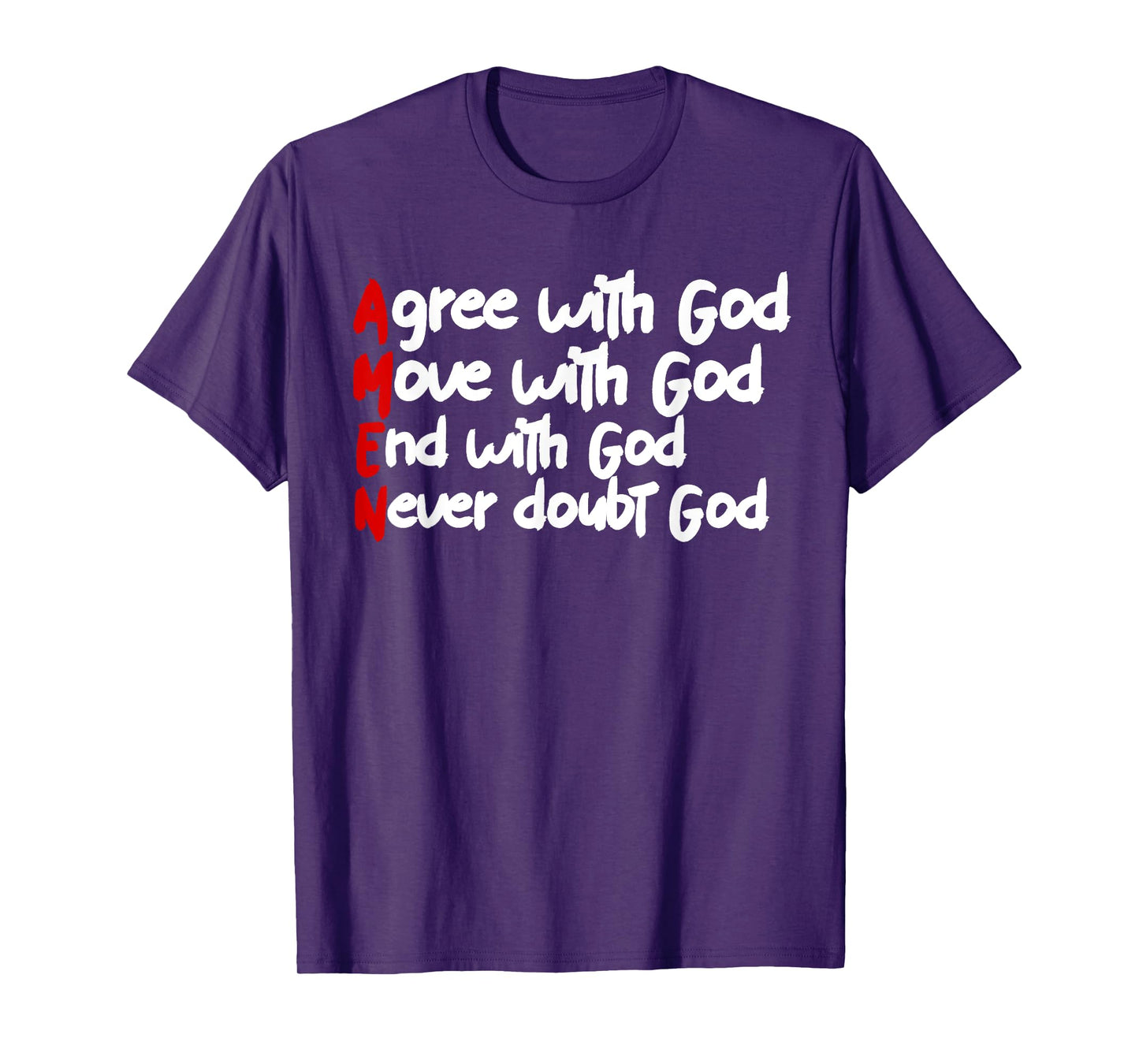 Agree with God AMEN T-Shirt