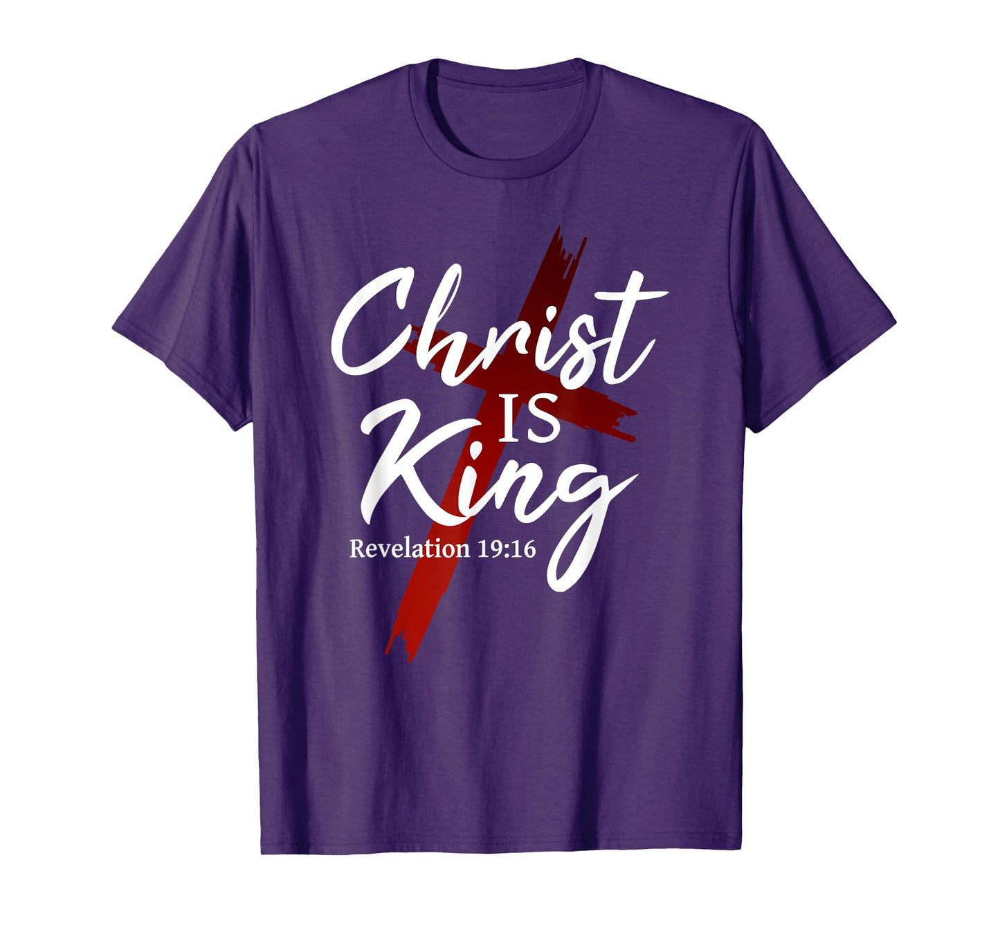 Jesus Christ is King God Cross Christian Faith T-Shirt