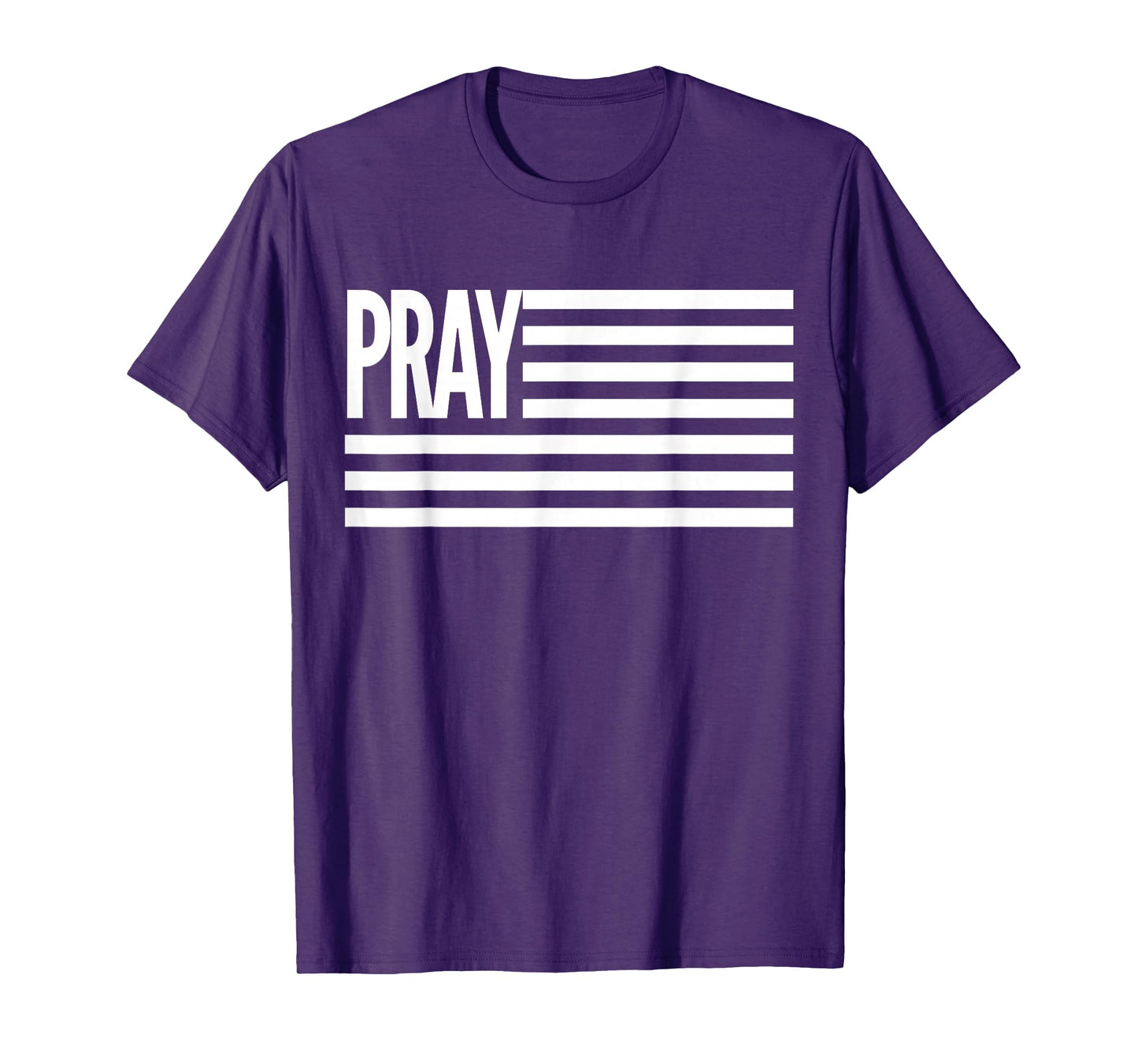 National Day of Prayer American Flag Patriotic Pray Design T-Shirt