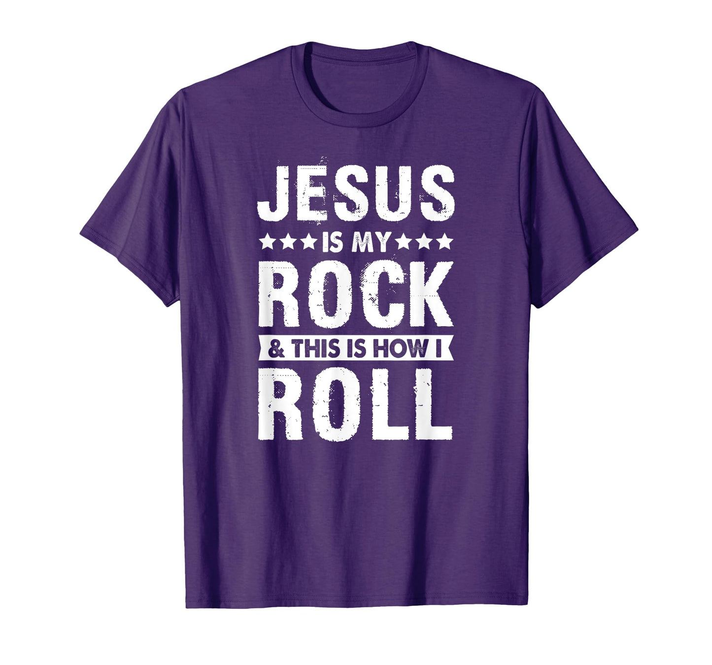 Jesus Is My Rock And This is How I Roll Bible Verse Easter T-Shirt