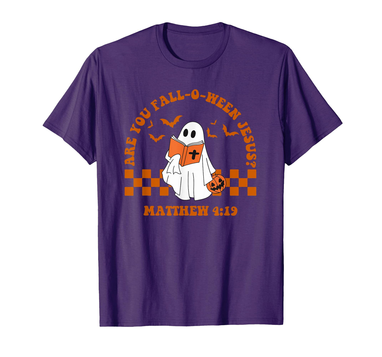 are You Fall-o-ween Jesus Matthew 4:19 Christian Halloween T-Shirt