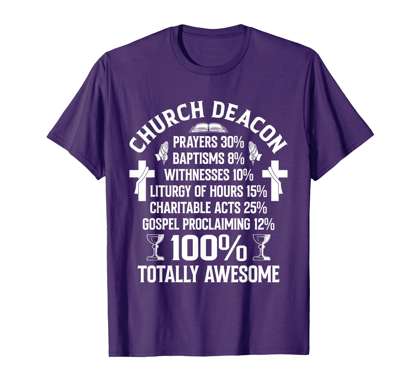 Church Deacon Religion Christian Believer Church Minister T-Shirt