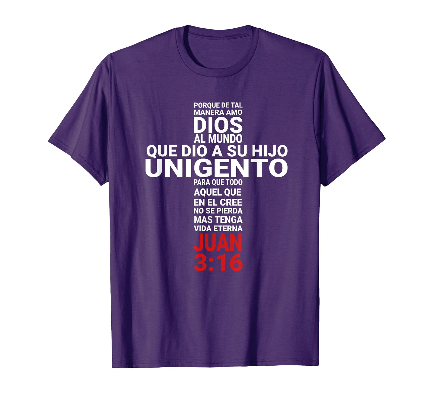 Juan 3:16 John Playera Camisa T-Shirt