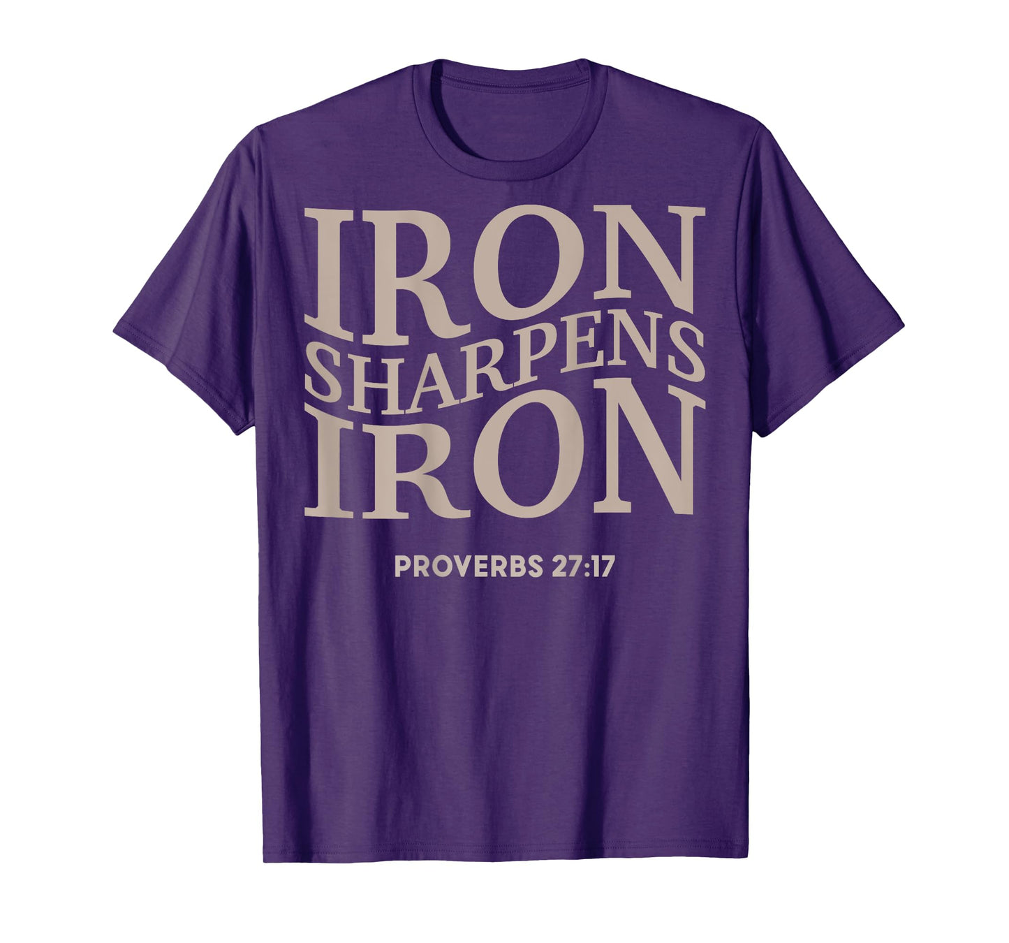 Kids Iron Sharpens Iron Youth Christian Jesus Women Men Boys T-Shirt