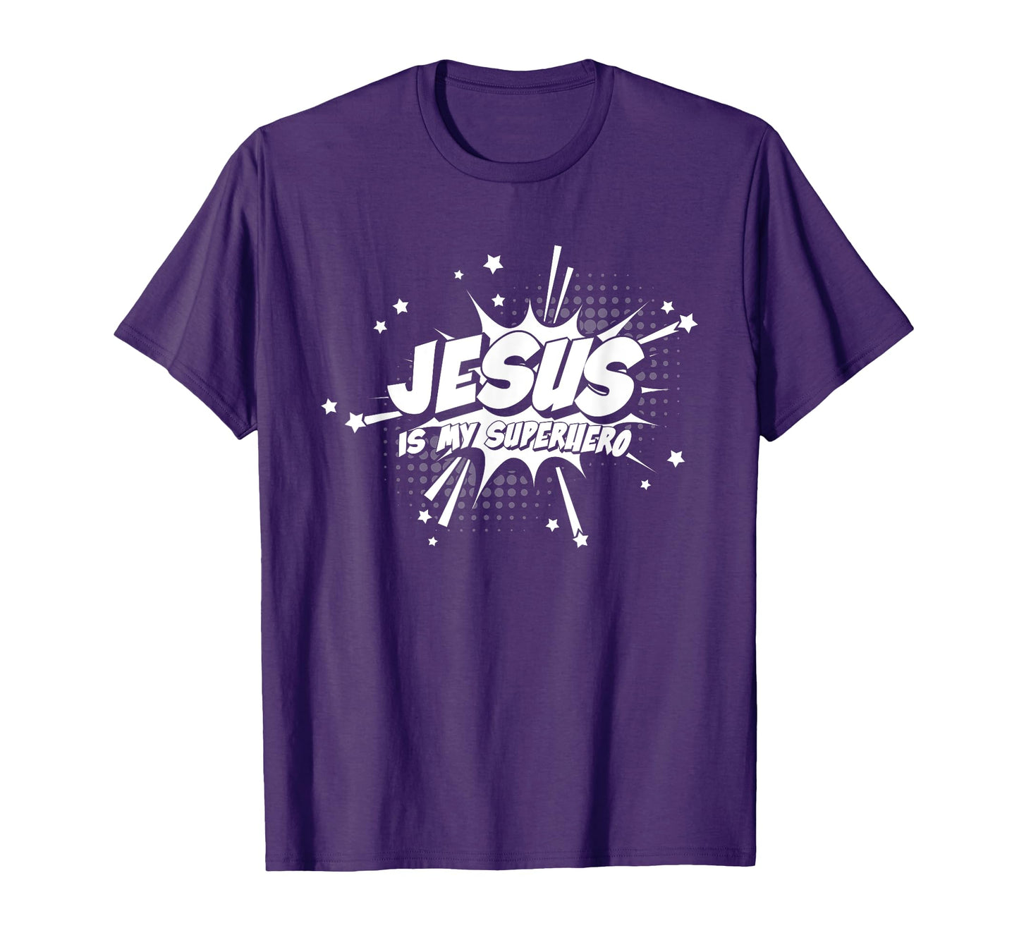Jesus is My Superhero - Christian Religious T-Shirt
