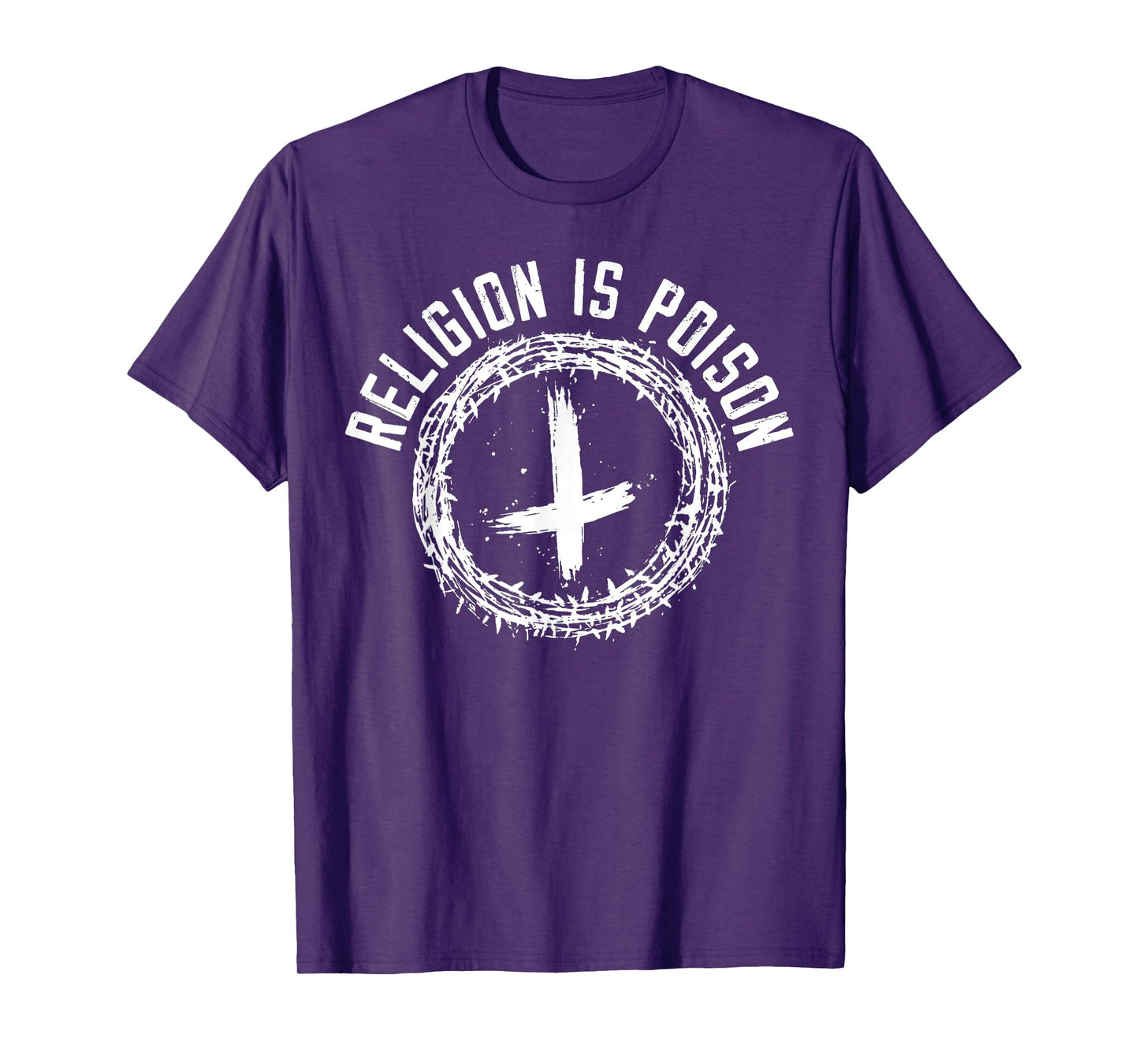 Religion Is Poison Anti-Religion Agnostic Atheist T-Shirt