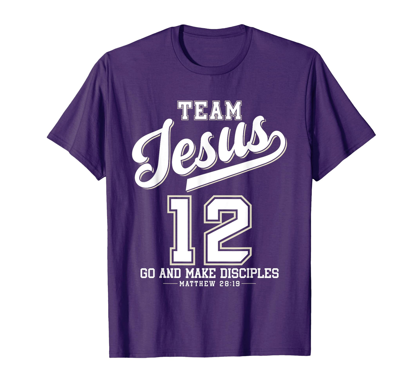 Jesus Baseball Team Jesus Christian Matthew 28:19 Verse T-Shirt