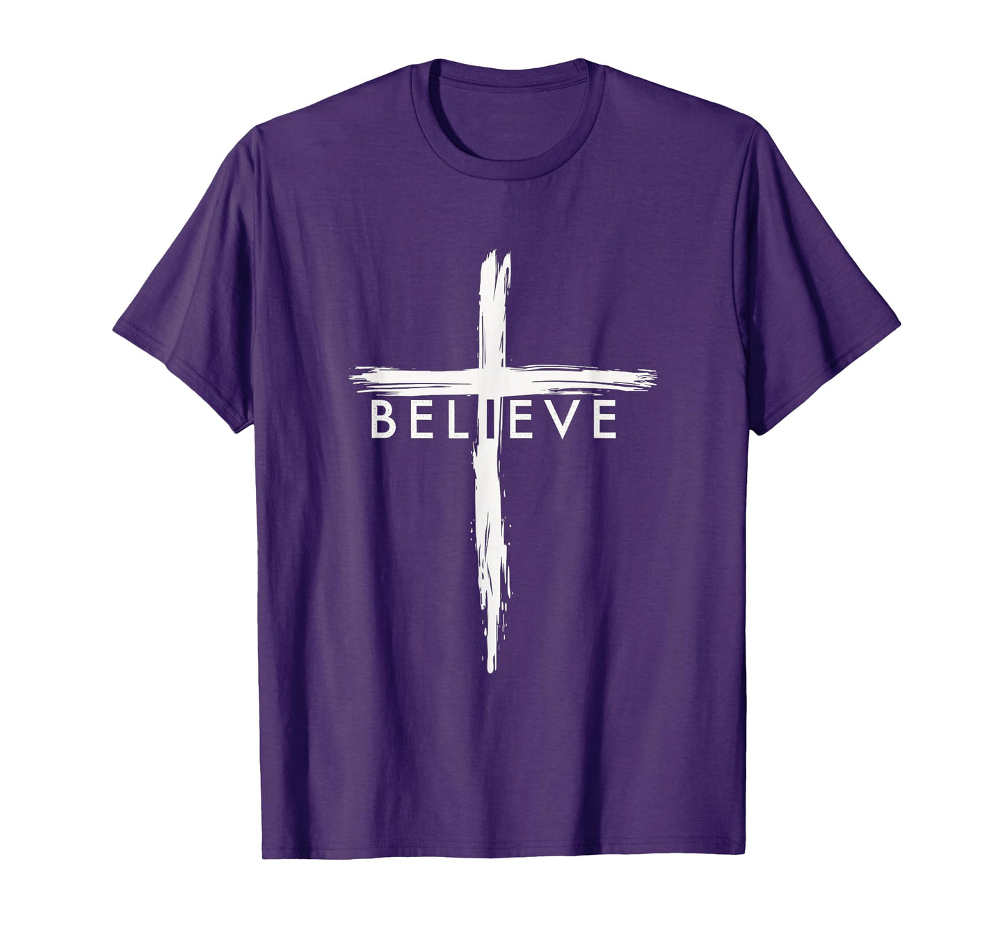 Believe Faith Cross Jesus Christ Spiritual T-Shirt