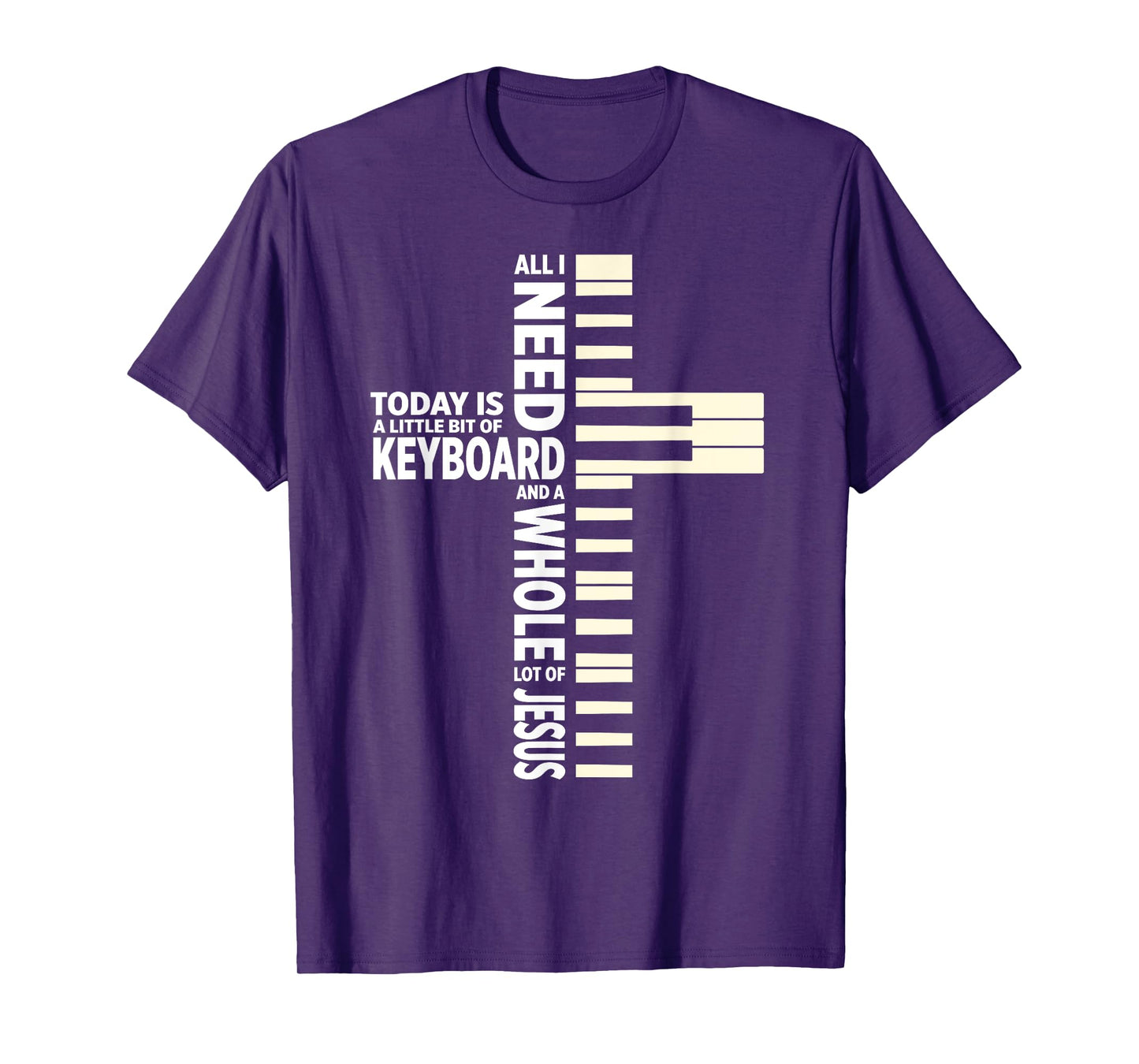 Christian Keyboard Musician Jesus Band Lover T-Shirt