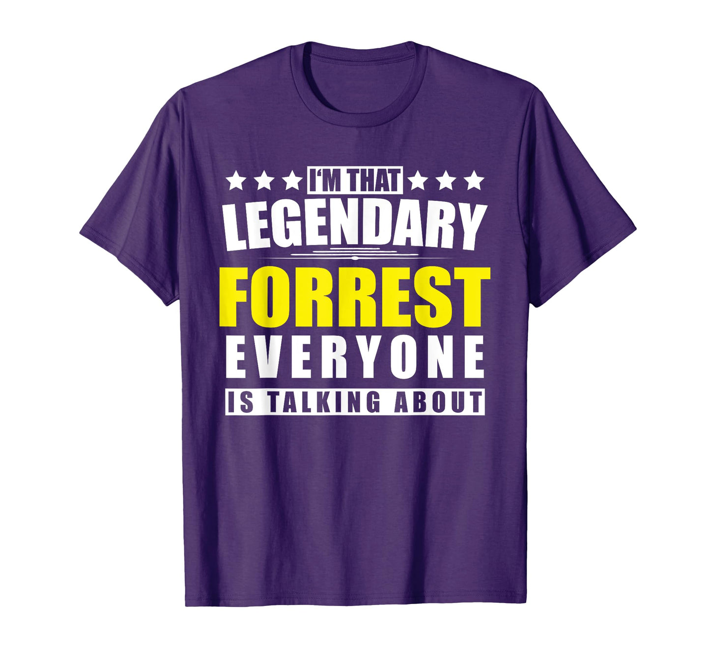 Name Forrest First Name Gifts - Funny Personalized Gift T-Shirt