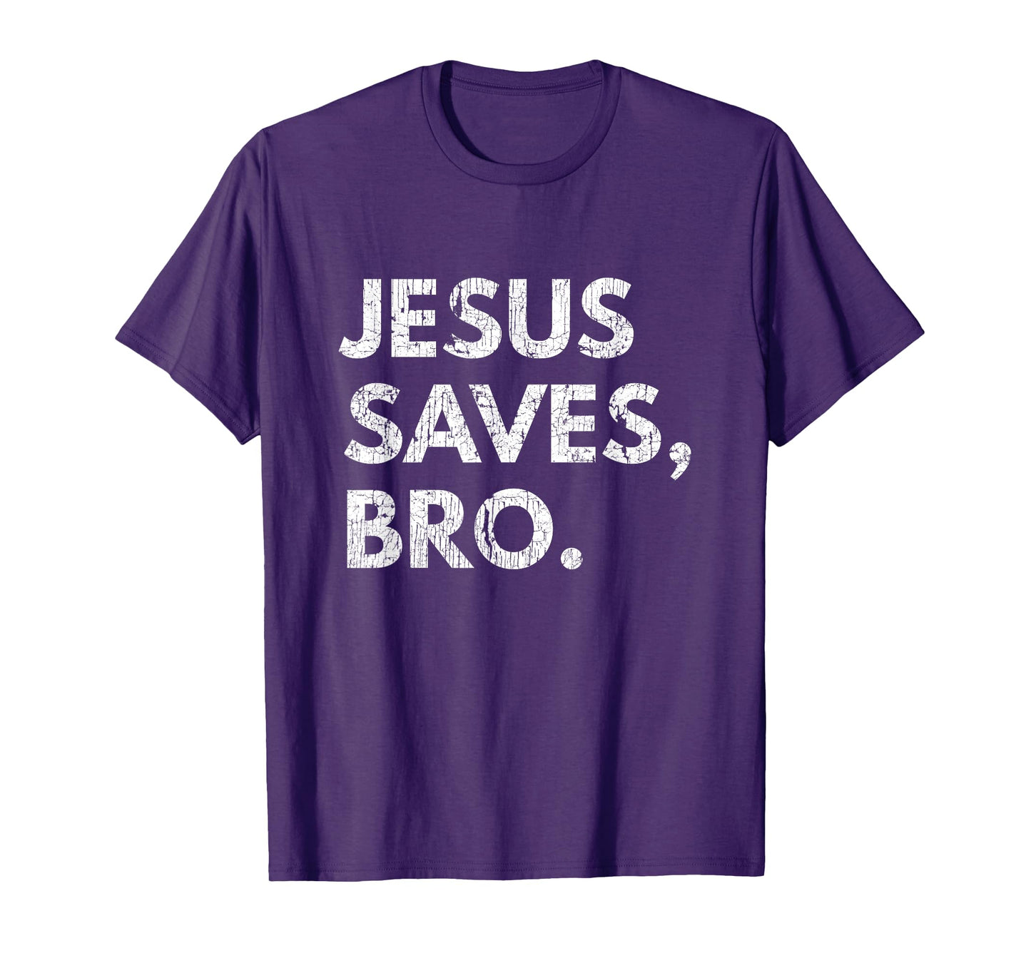 Jesus Saves Bro Vintage Pro Christian Religious Believer T-Shirt