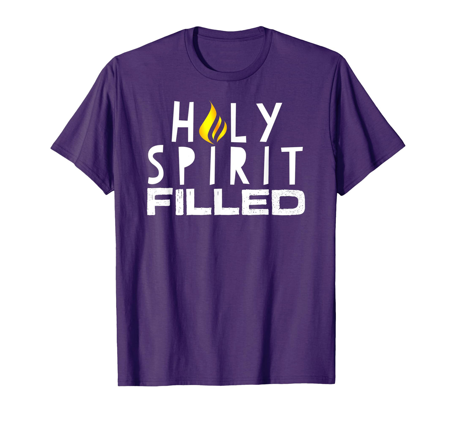 Holy Spirit Filled Inspirational Saying Graphic T-Shirt