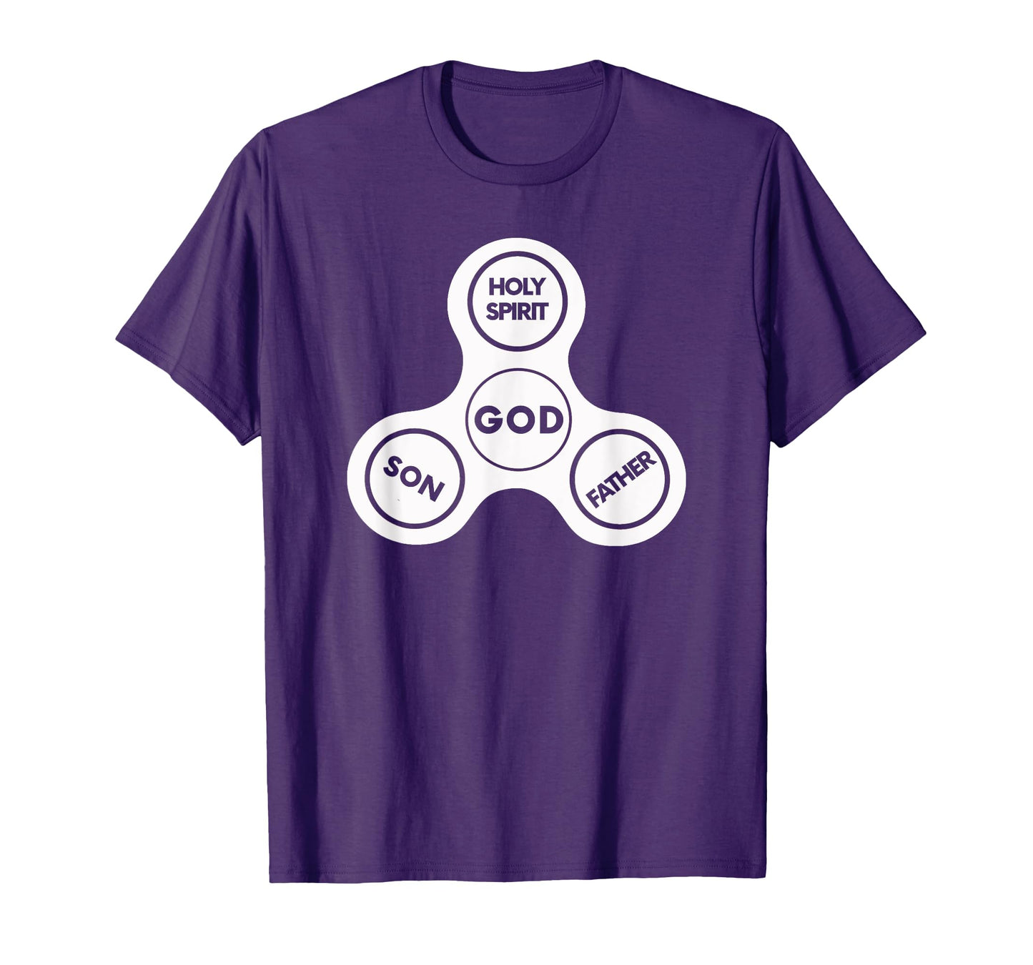 HOLY TRINITY Christian Fun Fidget Spinner God Bible T-Shirt T-Shirt