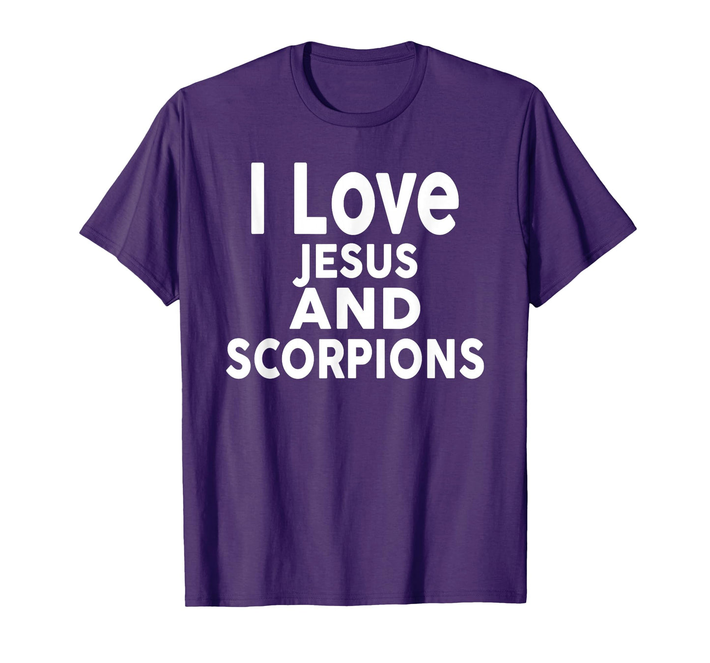 I Love Jesus and Scorpions T-Shirt Funny Scorpion T-Shirt