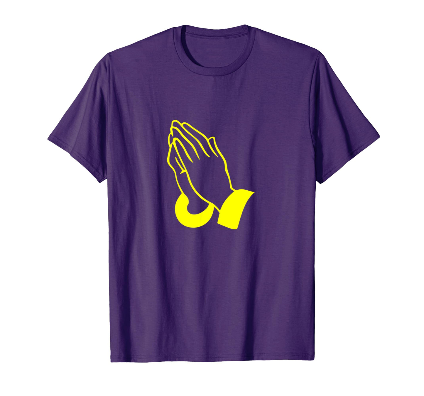 PRAYING HANDS GOD JESUS Print T-Shirt