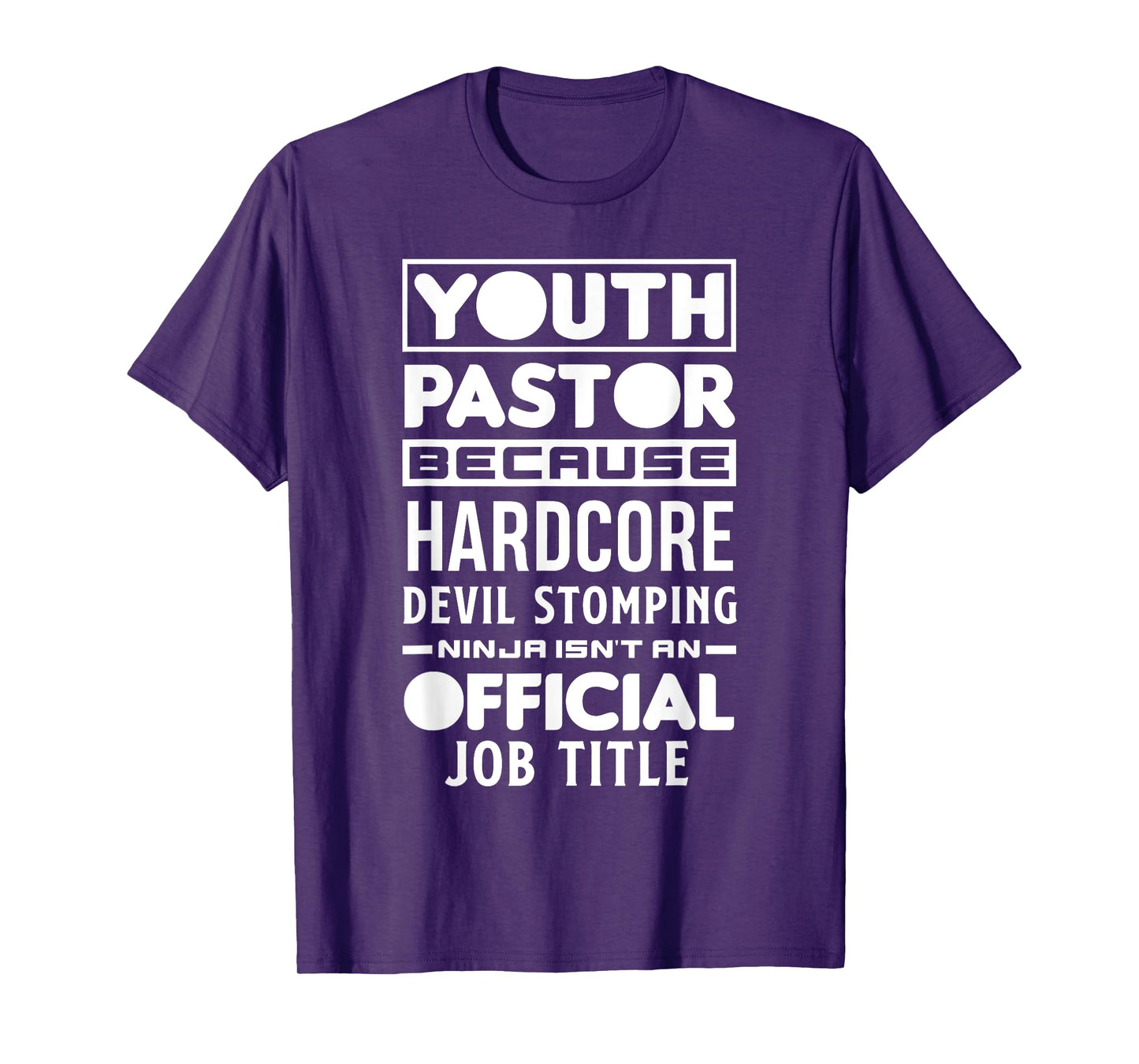 Youth Pastor Because Devil Stomping Ninja Funny Youth Pastor T-Shirt