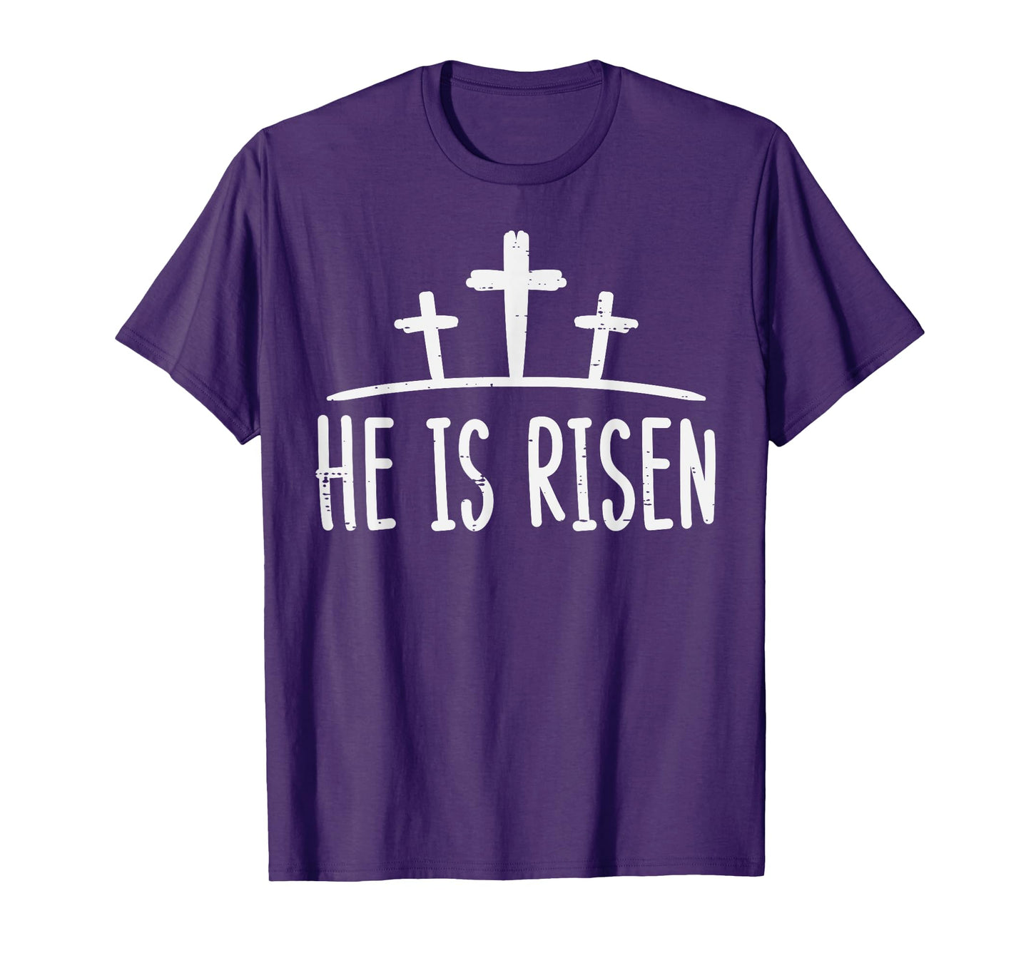 Easter He Is Risen Cross Religious Christian Men Women Kids T-Shirt
