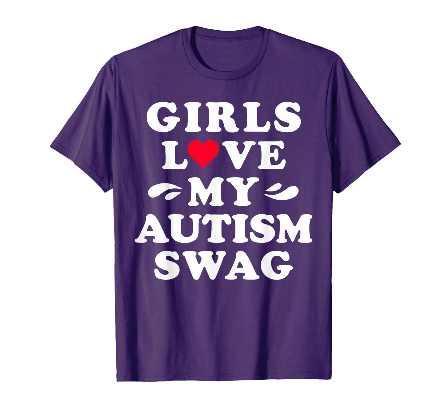 Funny Autism Shirt Boys Girls Love My Autism Swag Autistic T-Shirt