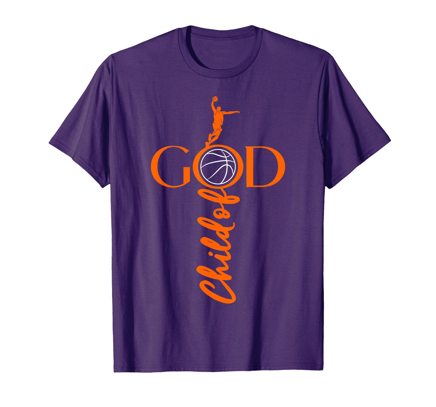 Religious Jesus Basketball Child of God Basketball T-Shirt