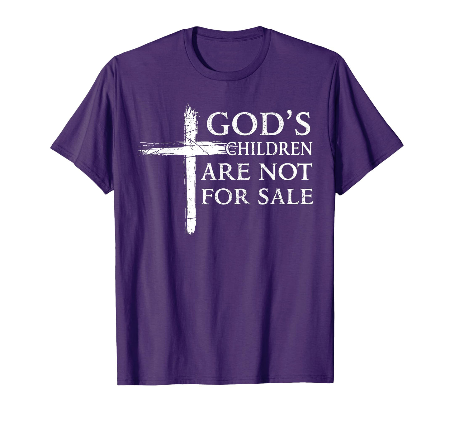 God's Children Are Not For Sale Cross Christian T-Shirt
