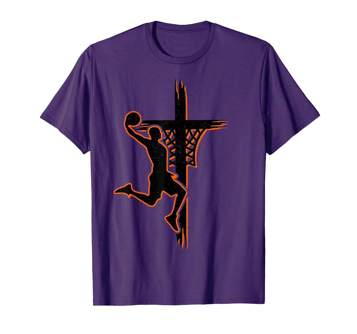 Christian basketball jesus christ basketball religious funny T-Shirt