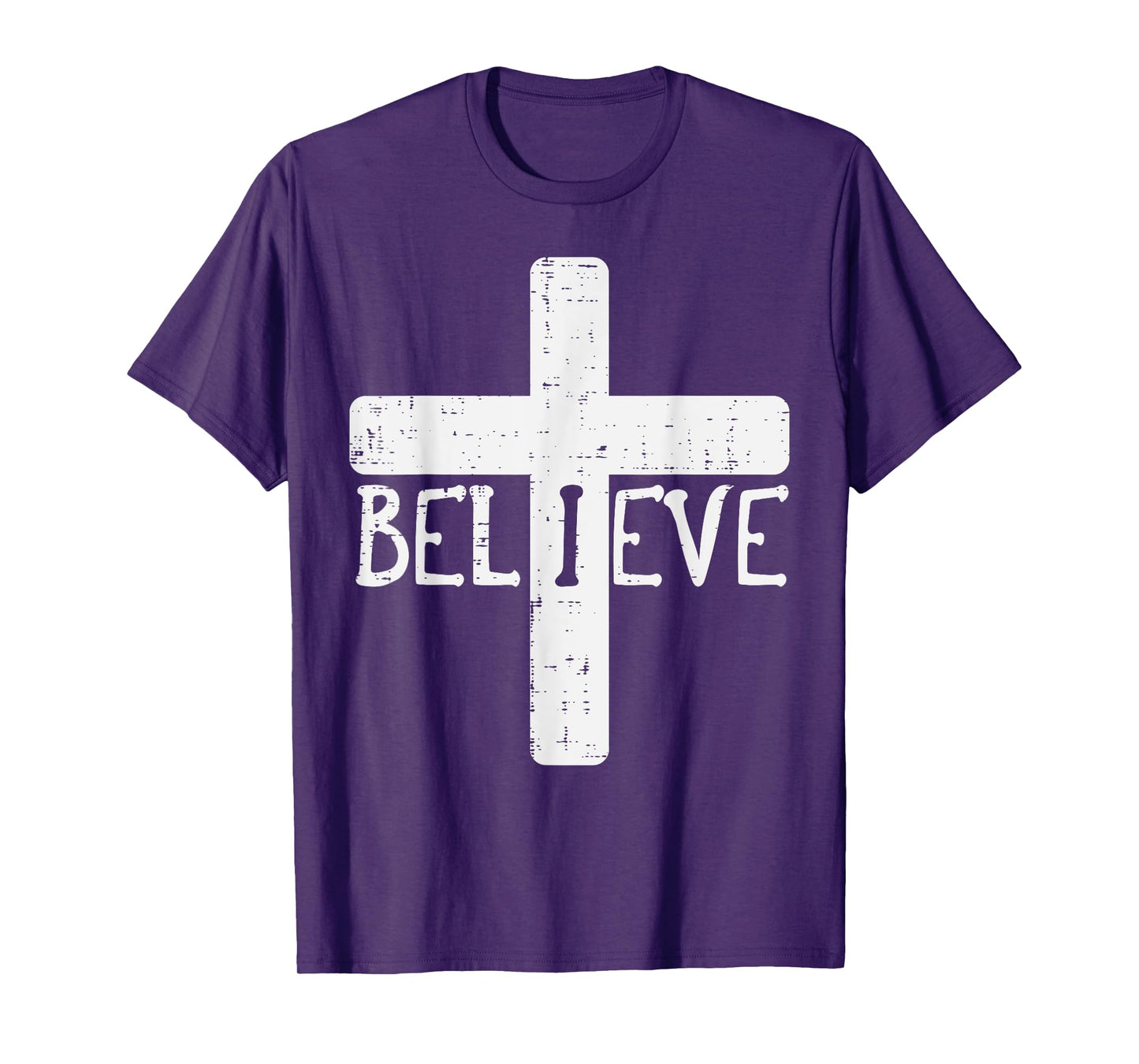 I Believe Cross God Jesus Faith Christian Men Women Kids T-Shirt