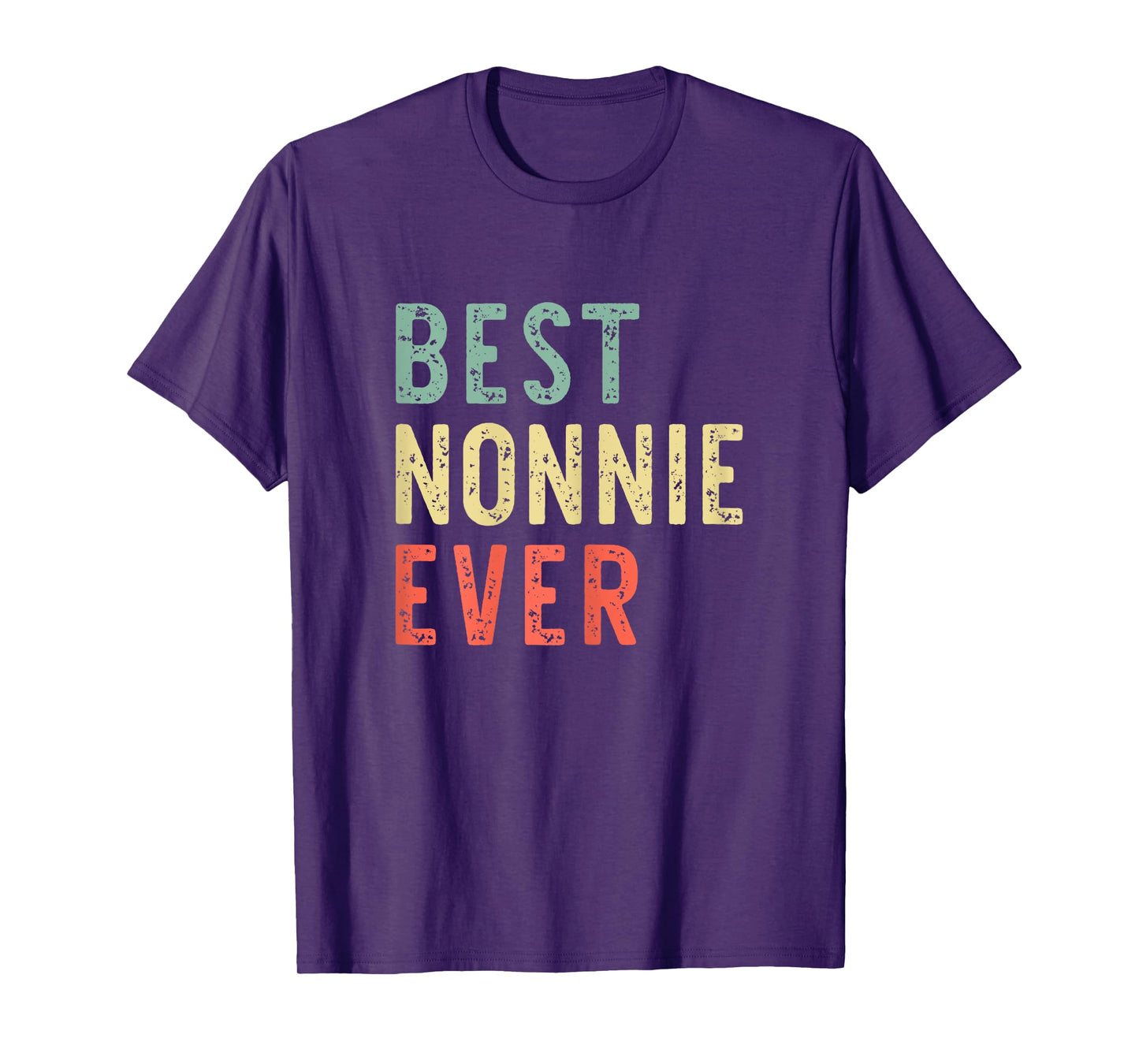 Best Nonnie Ever Family Funny Vintage Retro T-Shirt