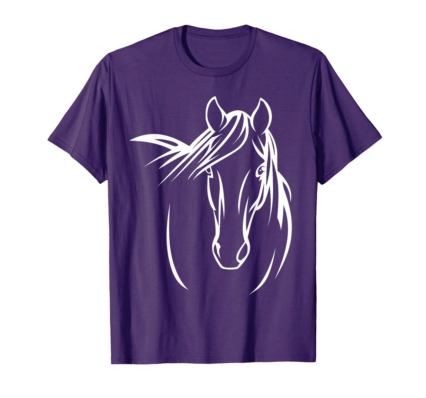 Elegant Horse Silhouette Graphic Art Design for Horse Lovers T-Shirt