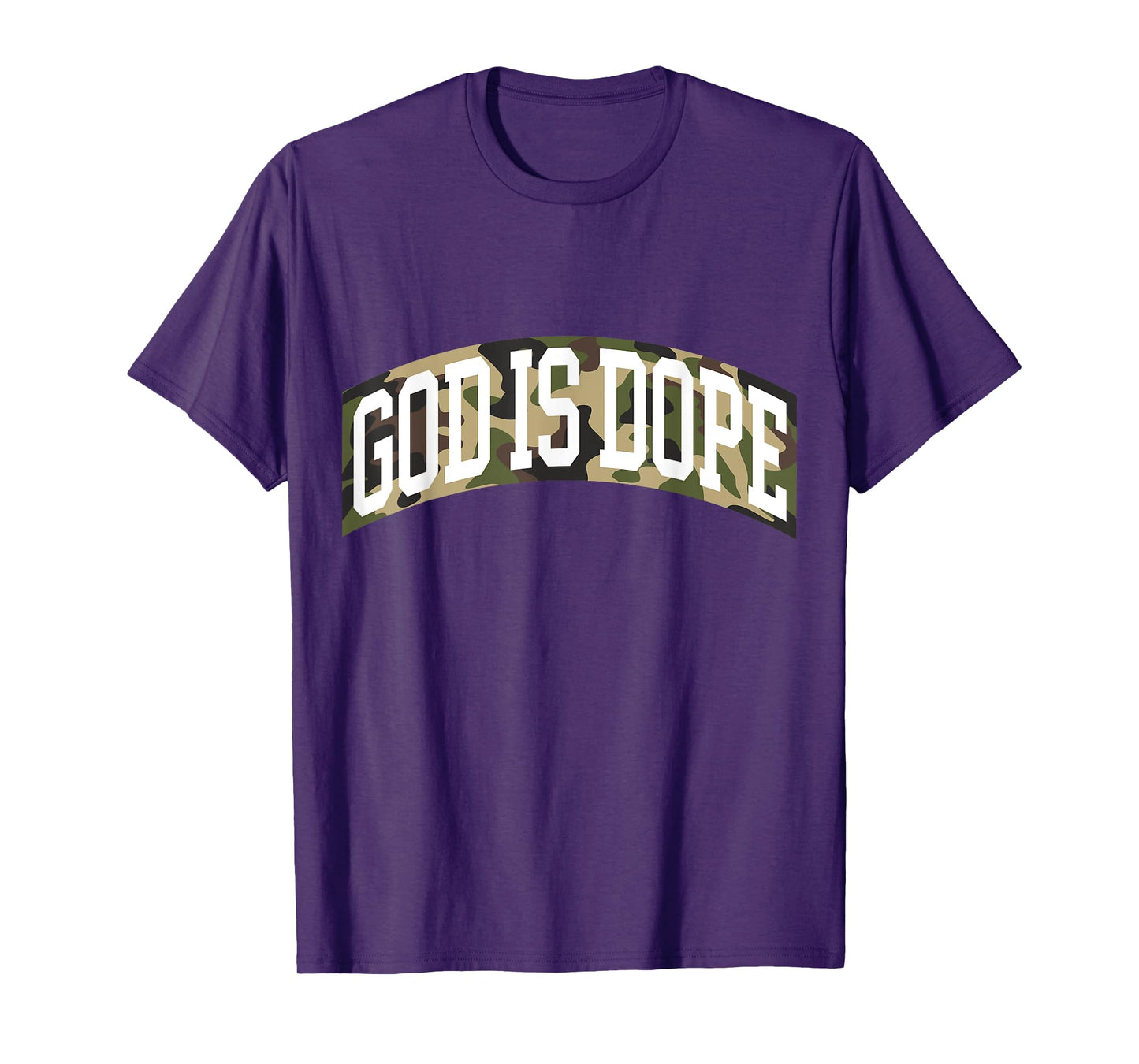"God Is Dope" Camo Bible God Faith Church Christian T-Shirt