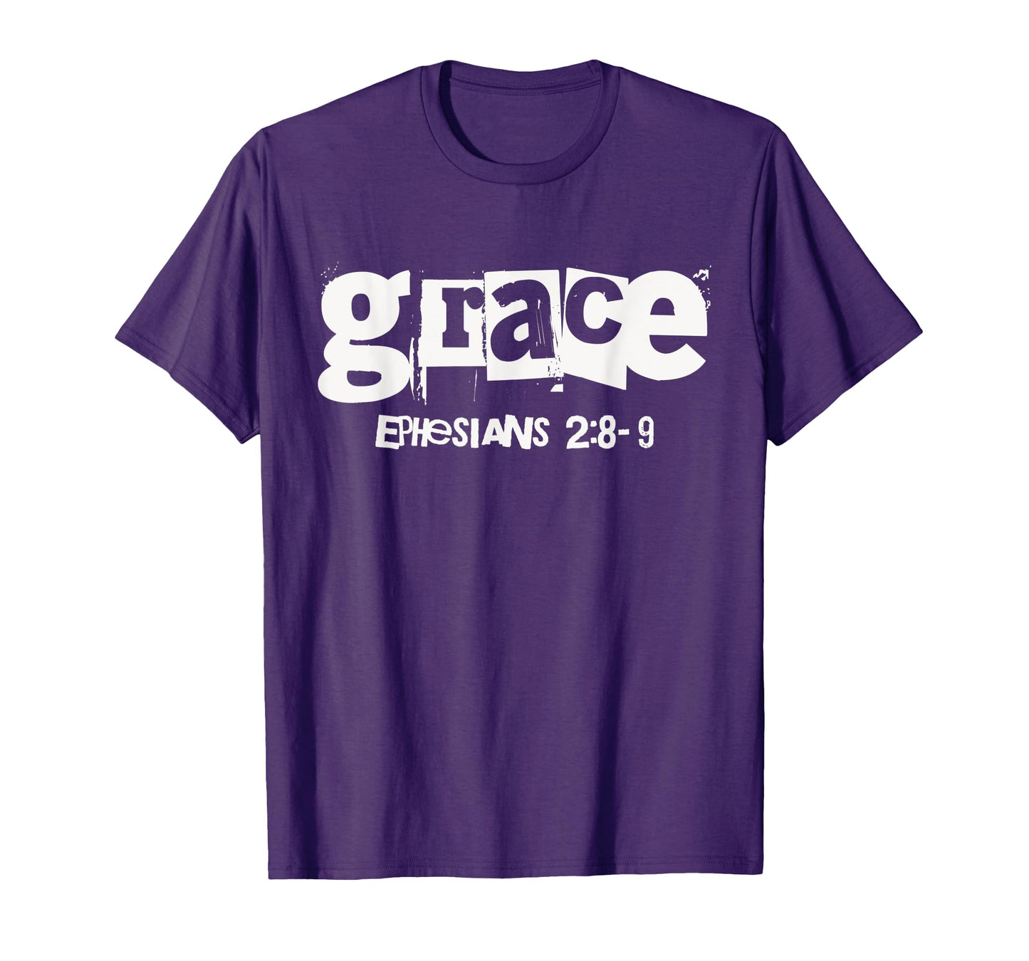 Grace (Ephesians 2:8-9) Christian Streetwear Bible Verse T-Shirt