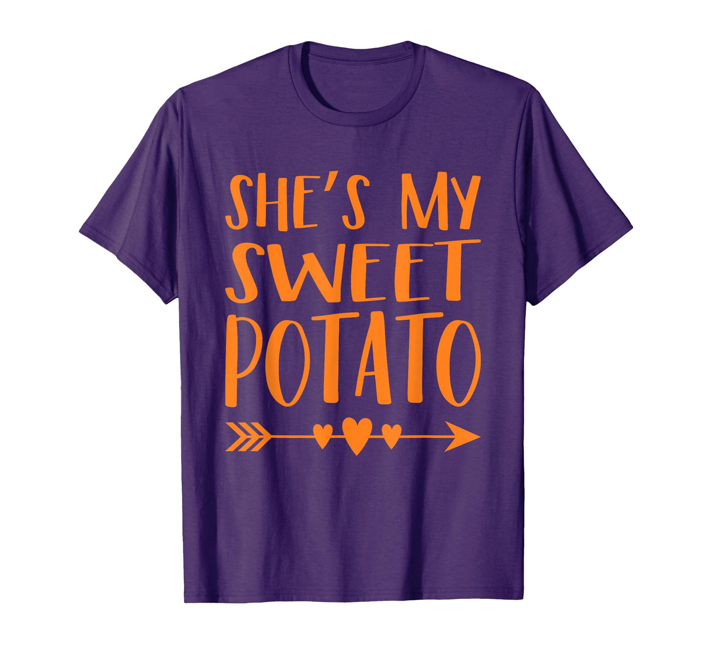 Thanksgiving Matching Couple She's My Sweet Potato I Yam Tee T-Shirt